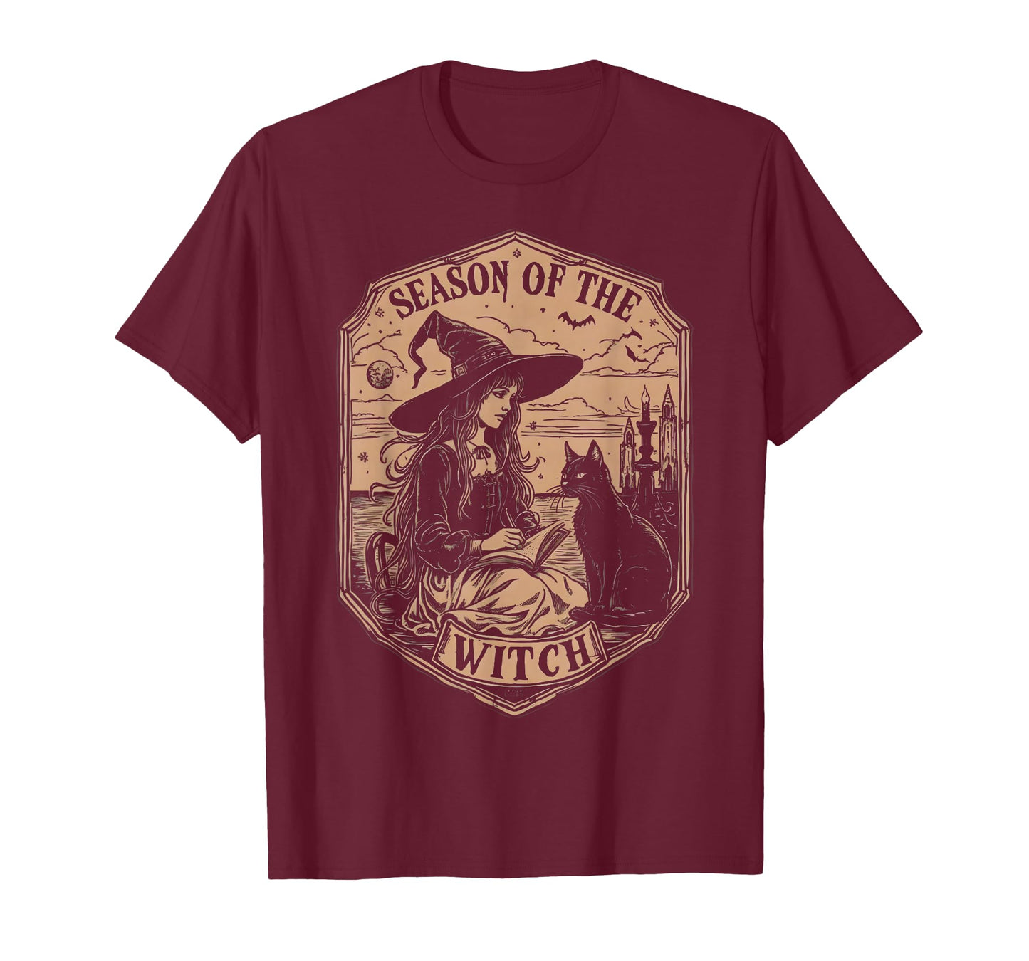 Season of The Witch Halloween Gothic Classic Party Costume T-Shirt