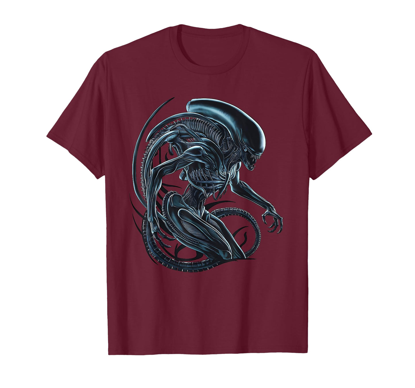 Alien Xenomorph Illustrated Poster T-Shirt