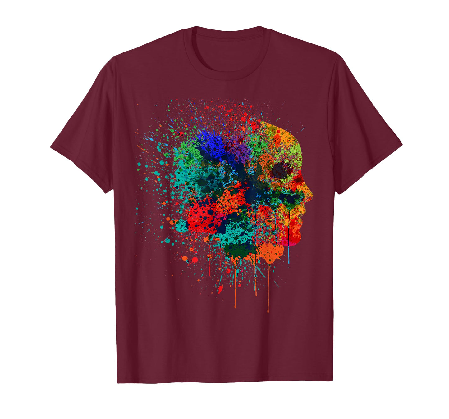 Pretty Fall Color Paint Splatter Women Men Kids T-Shirt