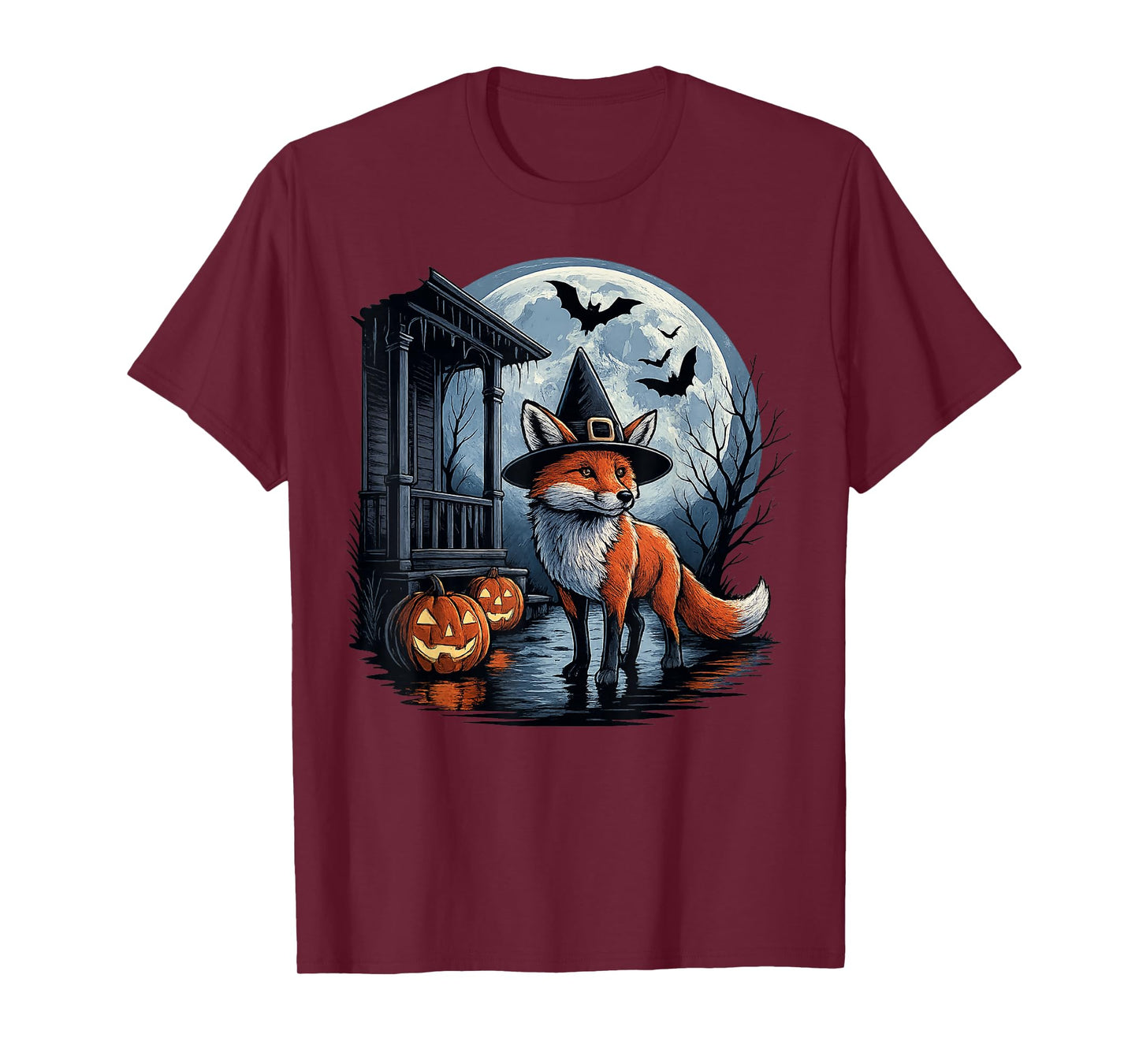 Fox Costume Vintage Halloween Tees Gifts for Men Women Kids T-Shirt