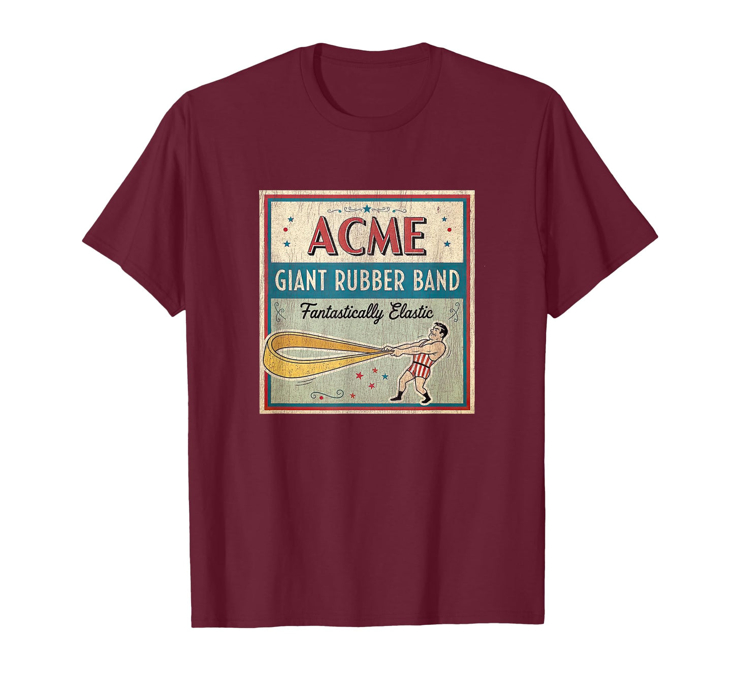 Acme Giant Rubber Band | Vintage Cartoon Saturday Morning T-Shirt