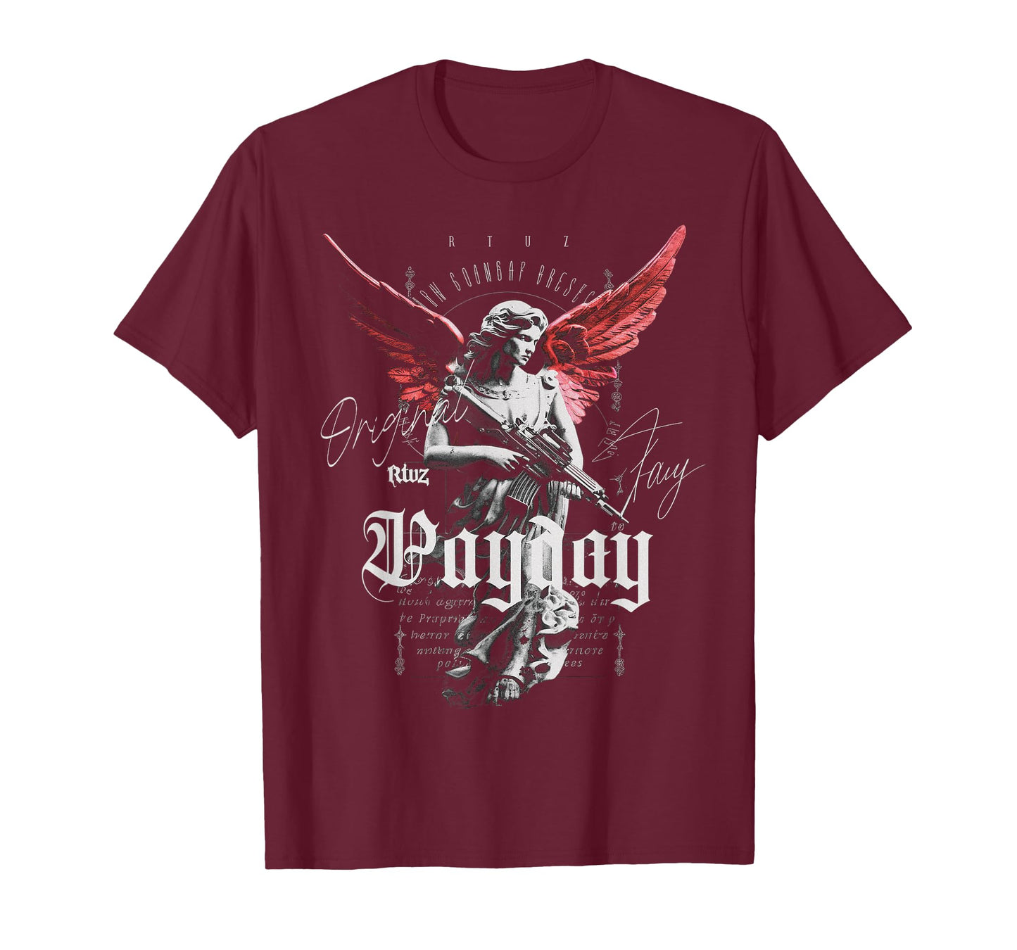 Hip Hop Y2K Vintage Hipster Edgy Urban Streetwear Angel T-Shirt