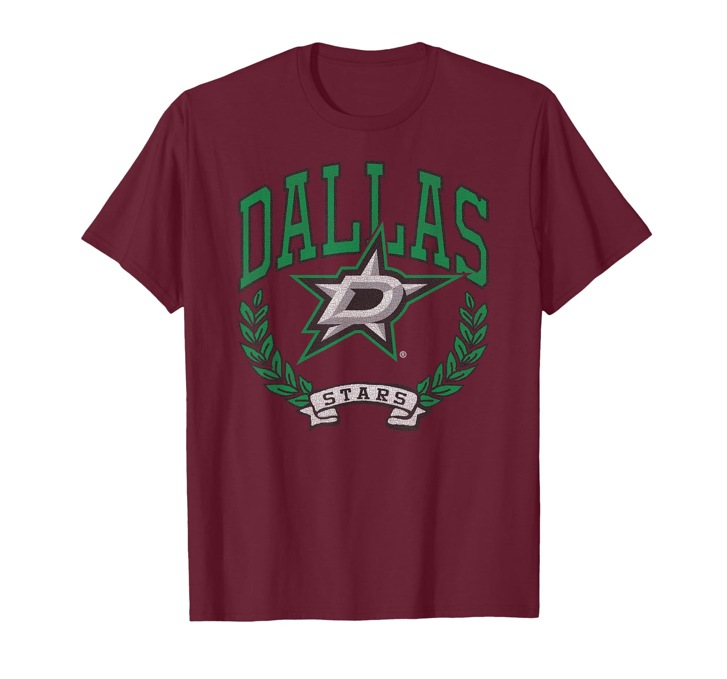 Dallas Stars Vintage Victory Dark Heather Licensed T-Shirt