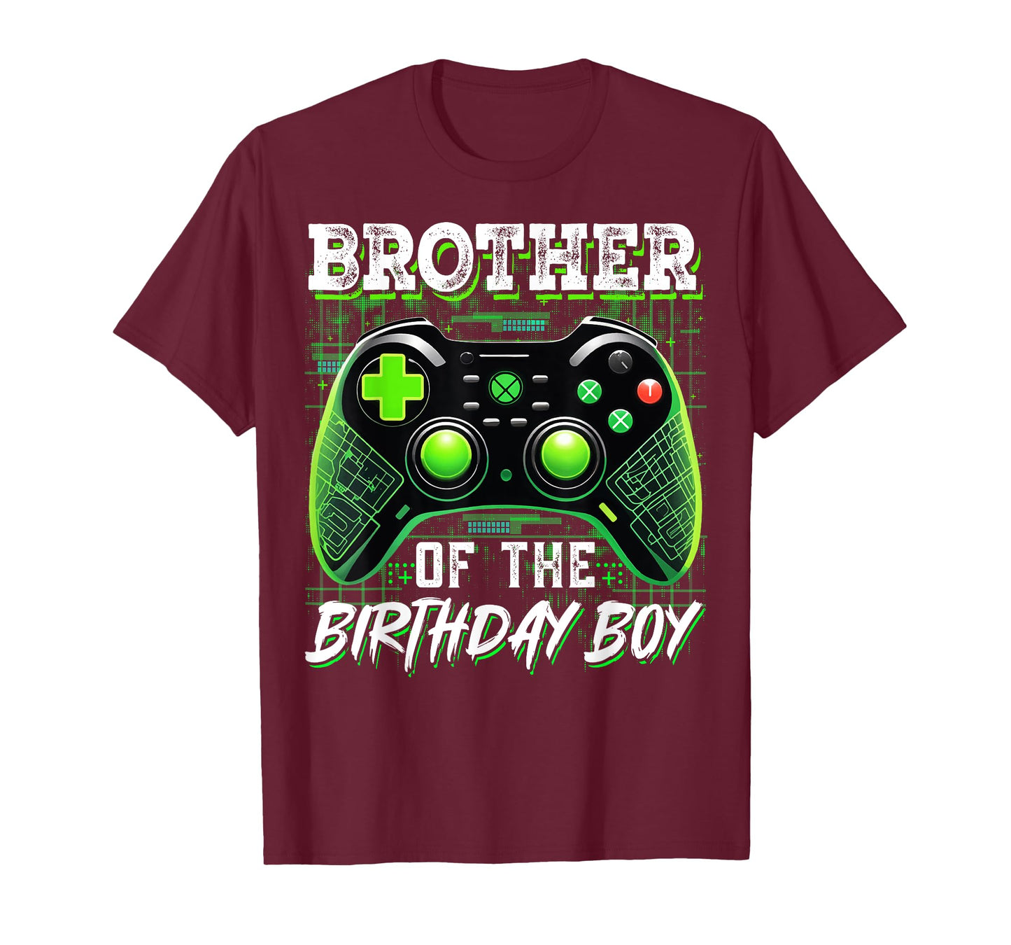 Brother Of The Birthday Boy Matching Video Gamer Birthday T-Shirt