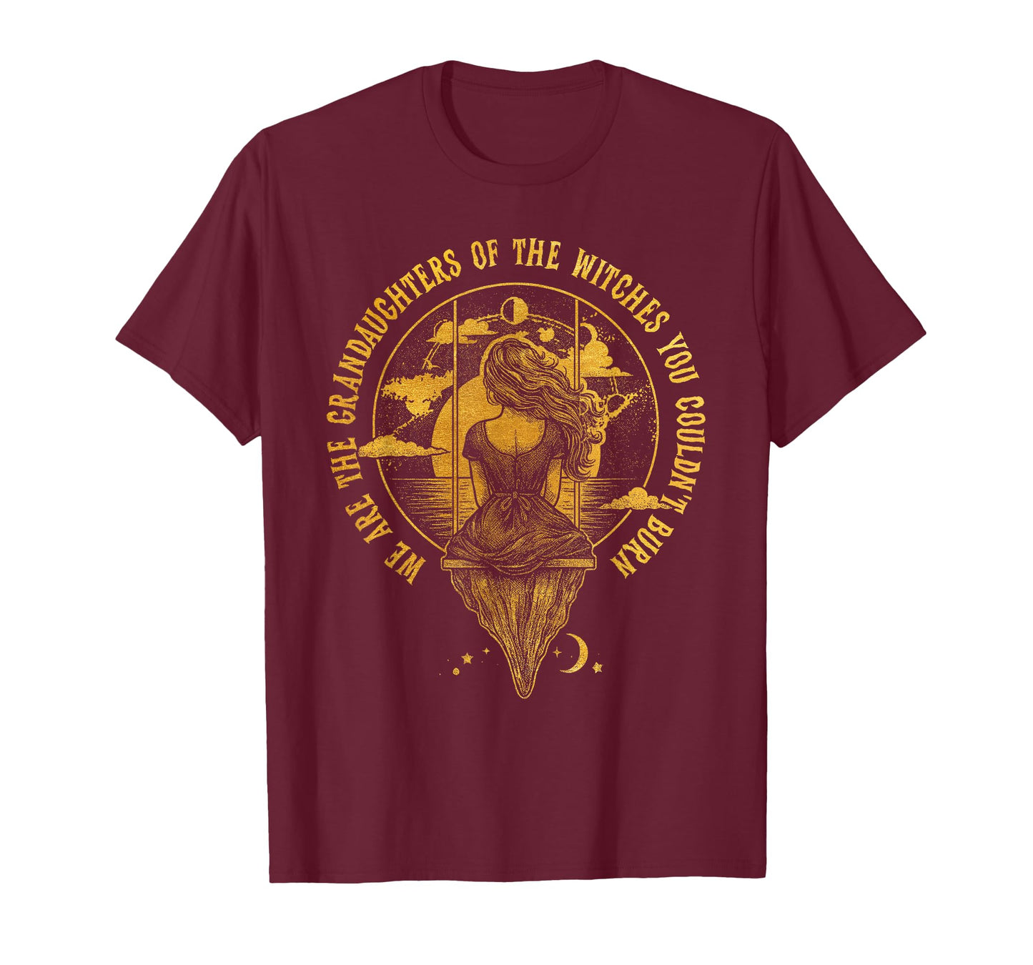 Witch Lover Witchy Wicca We’re Granddaughters of The Witches T-Shirt