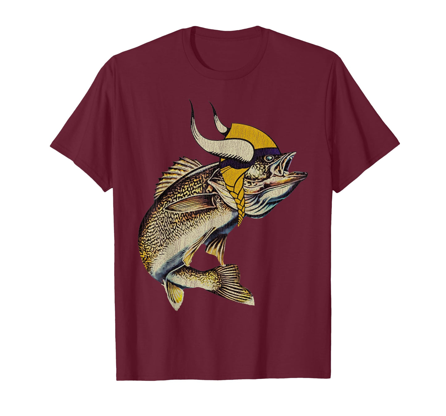 Retro Vintage Minnesota Walleye Fishing Lake Walleye Fishing T-Shirt