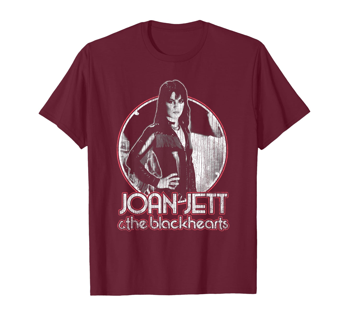 Joan Jett and the Blackhearts - Circle Portrait T-Shirt