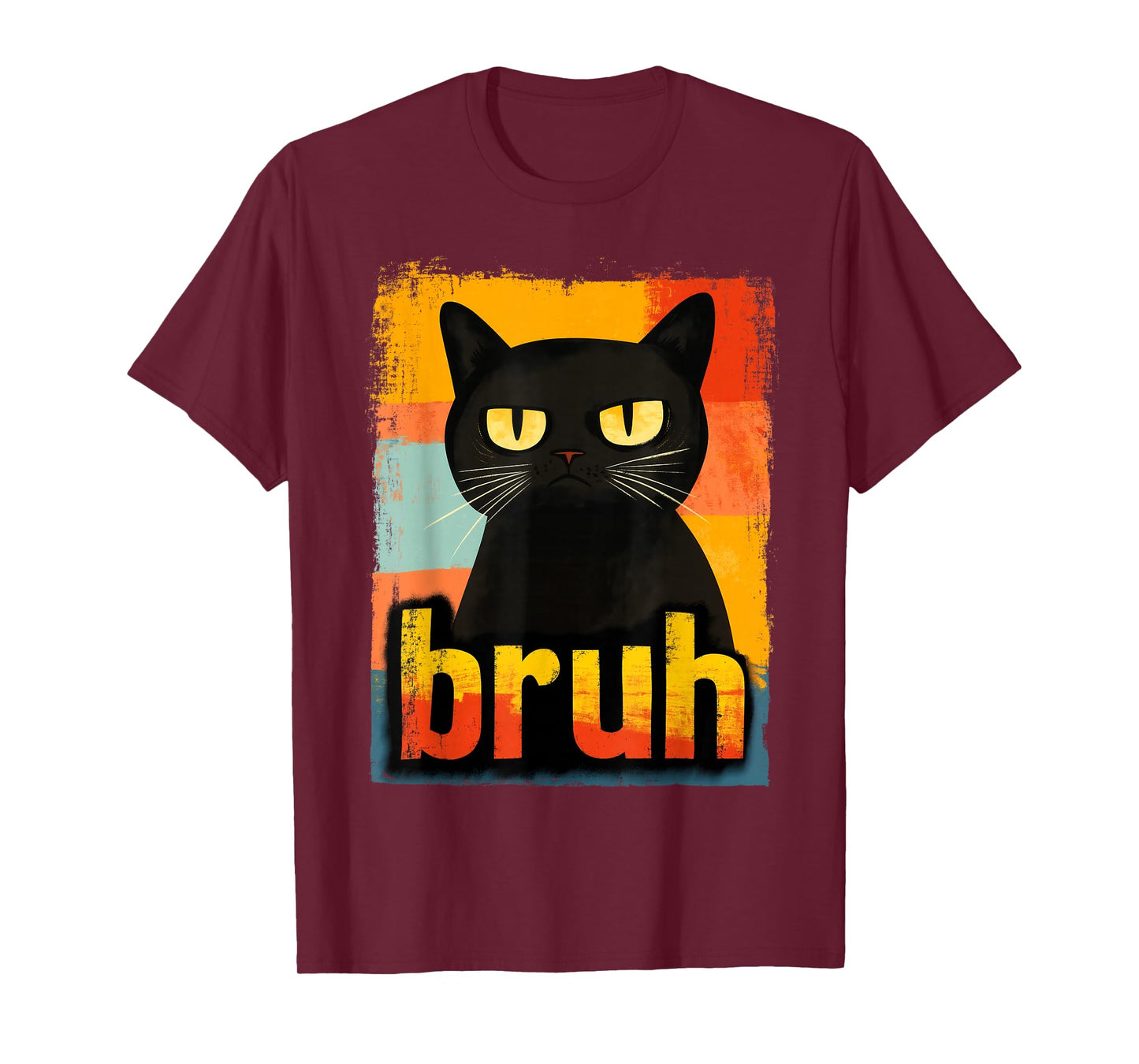 Funny Cat Bruh For Teens Boys Girls Men Women Meme Graphic T-Shirt