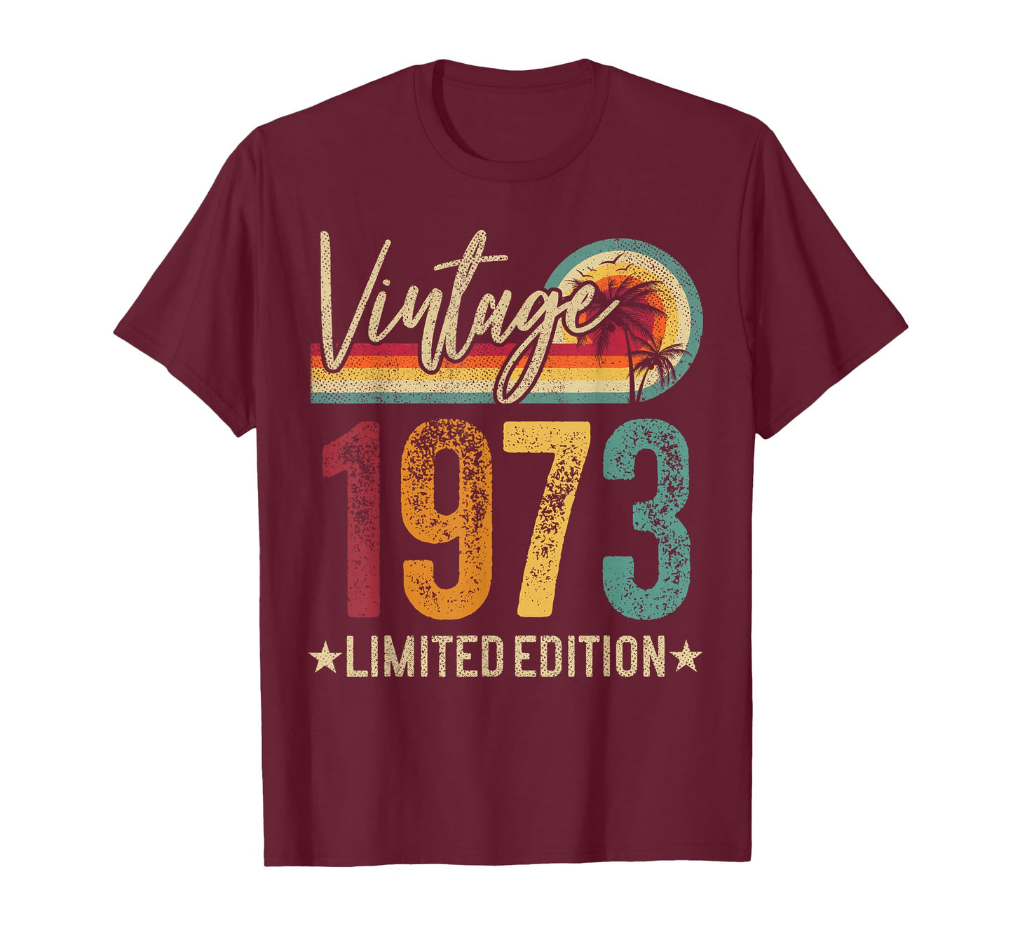 1973 52nd Birthday 52 Years Old Retro Men Women - Vintage T-Shirt
