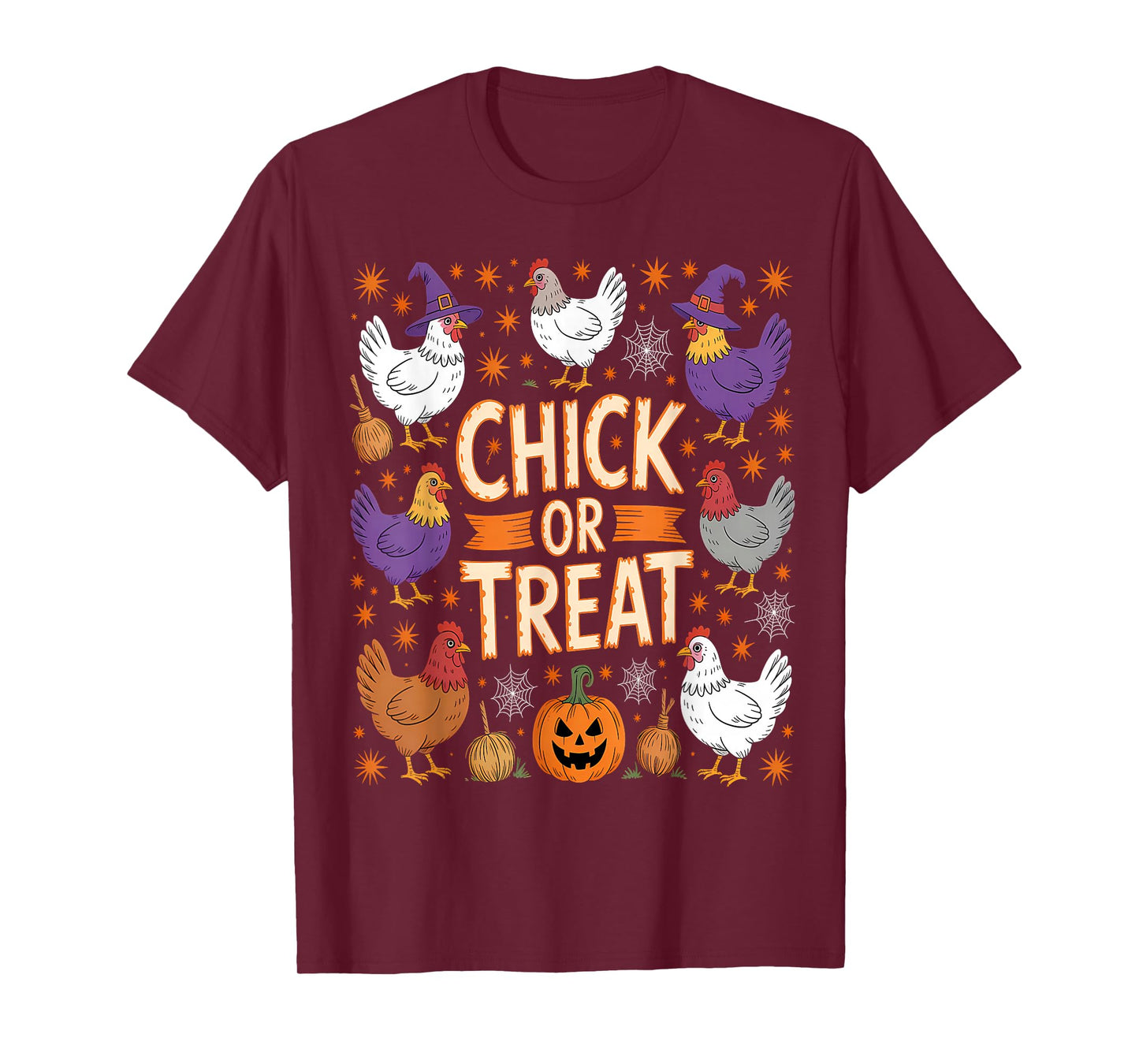 Chick Or Treat Halloween Poultry Fun T-Shirt