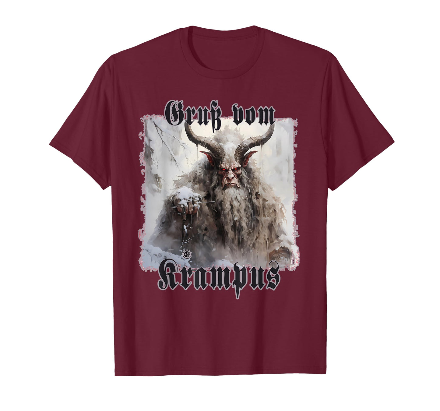 Greeting from Krampus Christmas Legend Figure T-Shirt