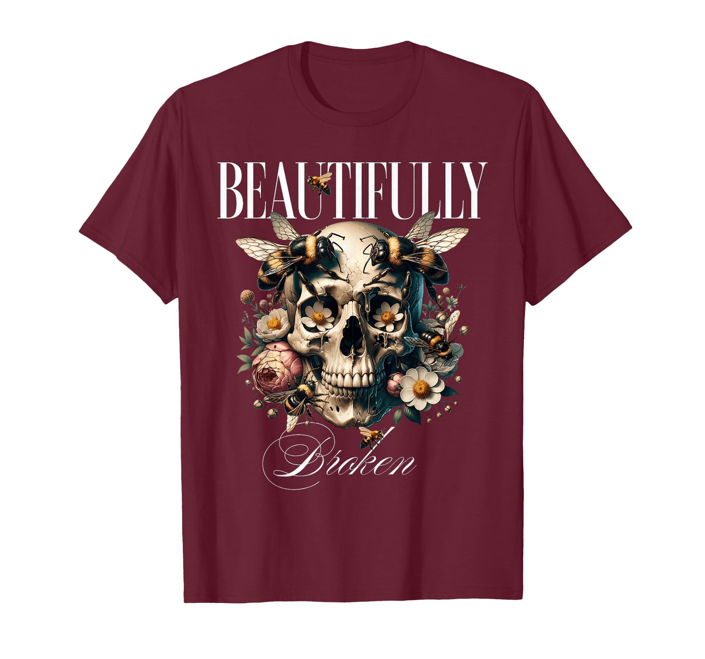 Beautifully Broken Tshirt For Men Women Vintage Retro T-Shirt