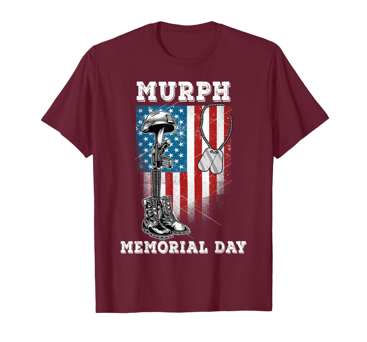 Murph 2021 Workout Challenge American Memorial Day Murph T-Shirt