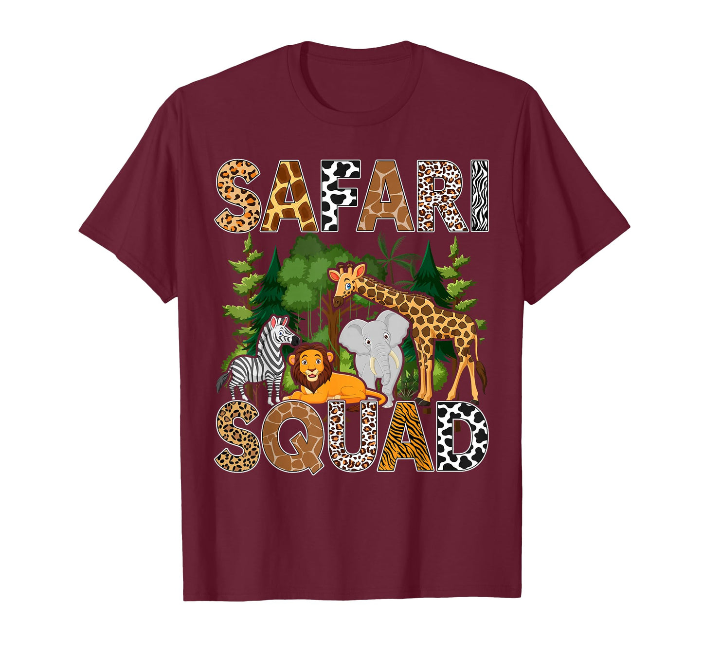 Safari Art For Men Women Zoologist African Print Zoo Safari T-Shirt