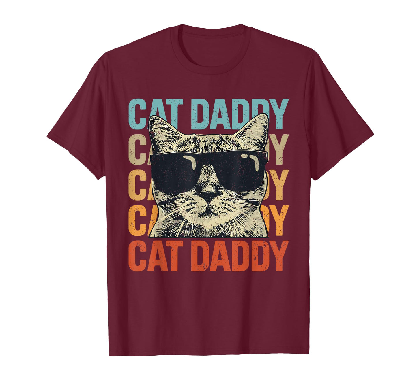 Funny Cat Daddy Lover Gift for Men Women Kid Boy Girl T-Shirt