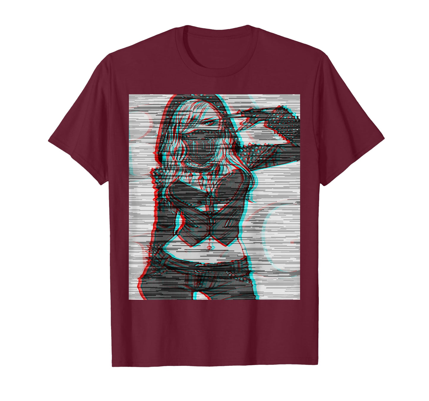 Gangsta glitch cyber assassin t shirt T-Shirt