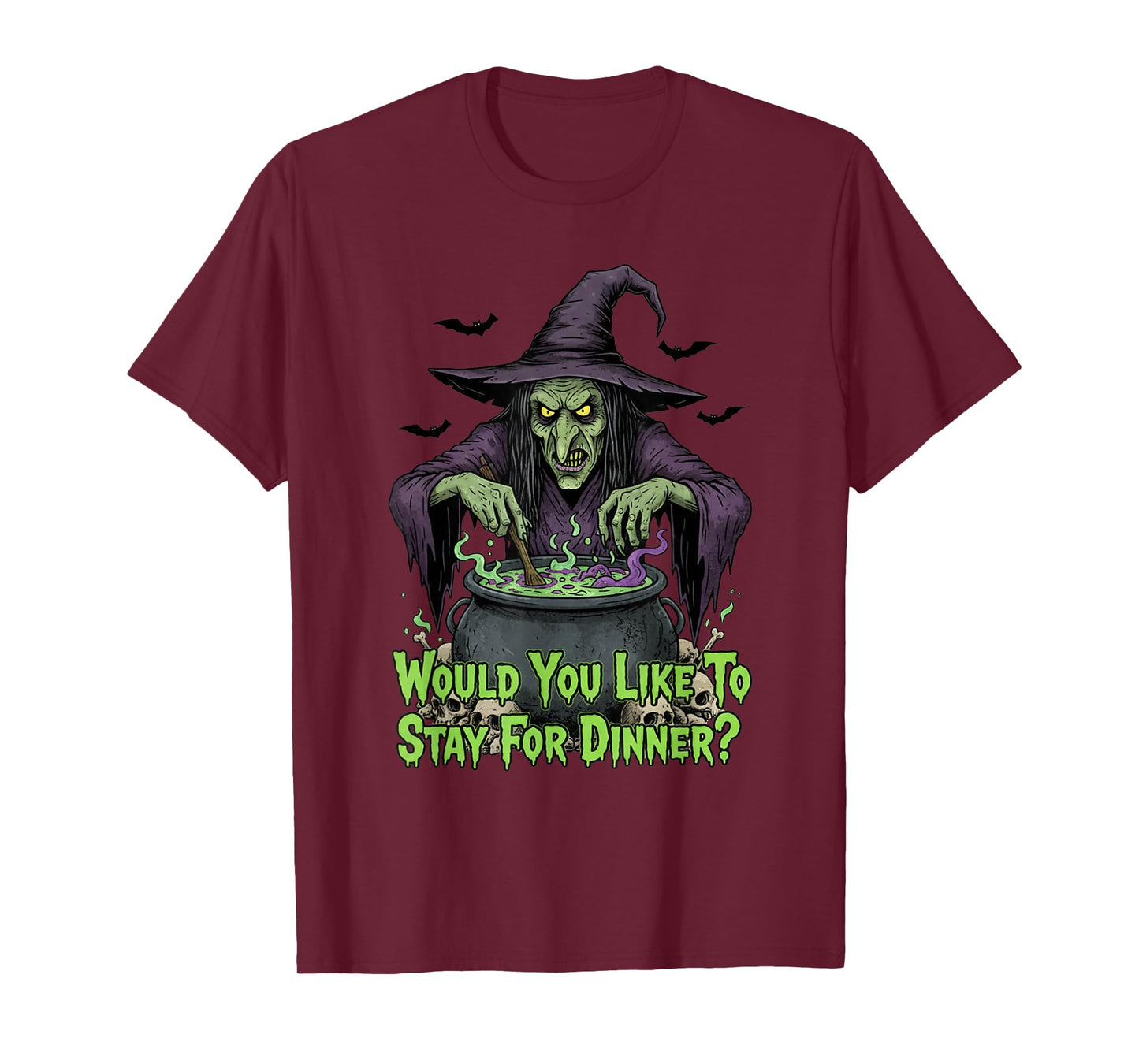 Halloween Witch Stay for Dinner? T-Shirt