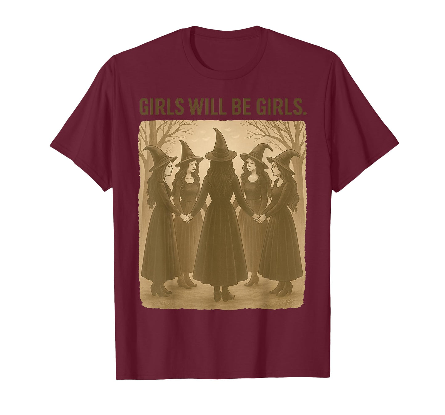 Retro Witchy Vibes Halloween Aesthetic Costume T-Shirt
