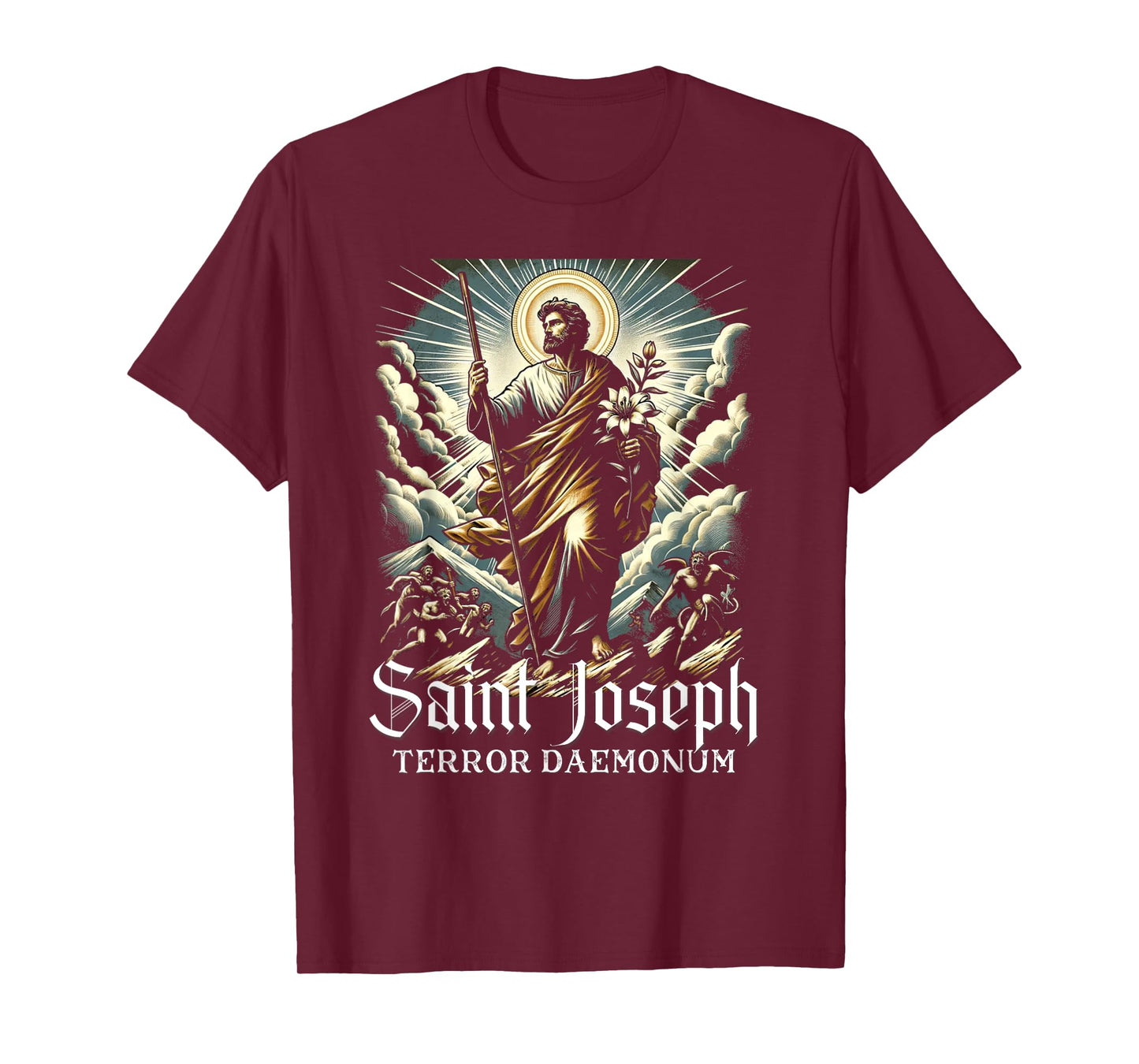 Saint Joseph Catholic Father And Worker T-Shirt