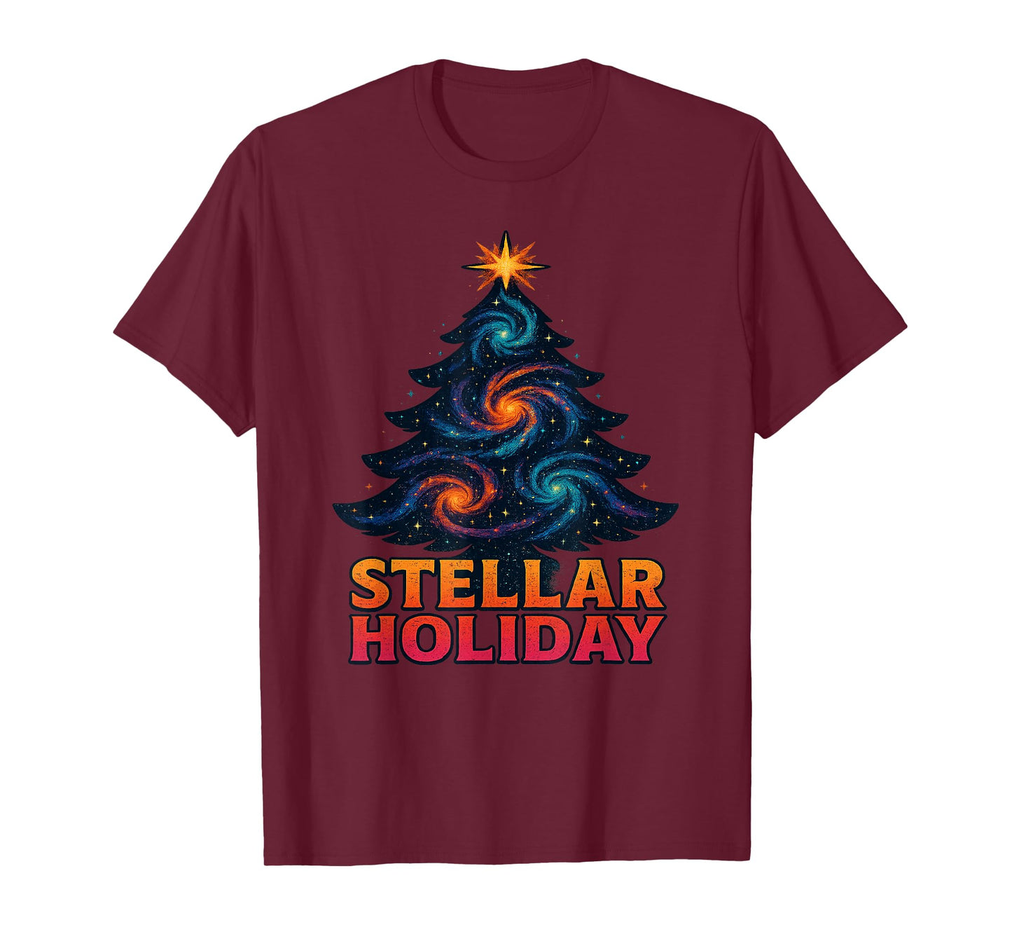 Stellar Holiday Christmas Tree Holiday Season T-Shirt