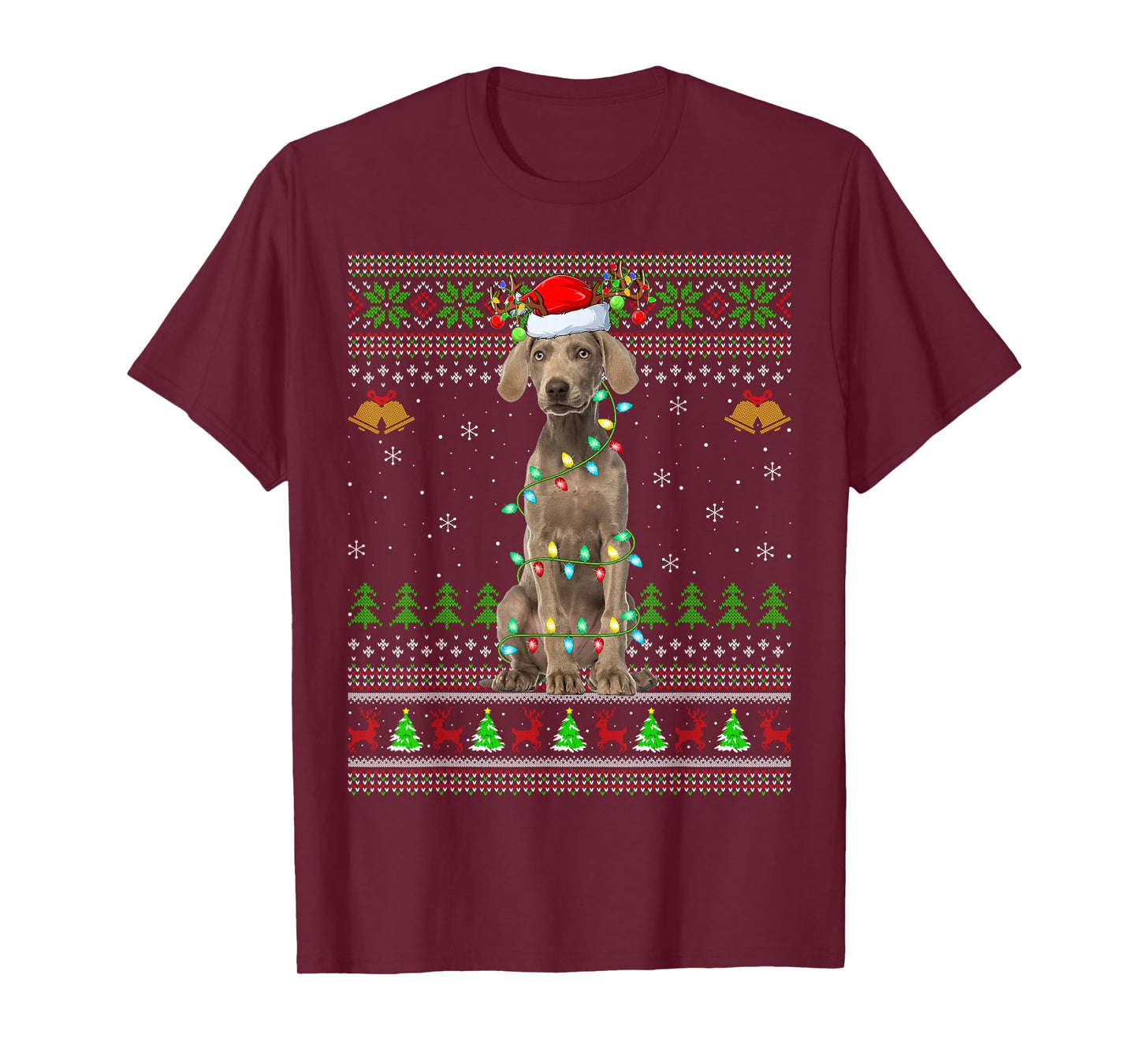 Australian Cattle Dog Ugly Christmas Sweaters Holiday Xmas T-Shirt