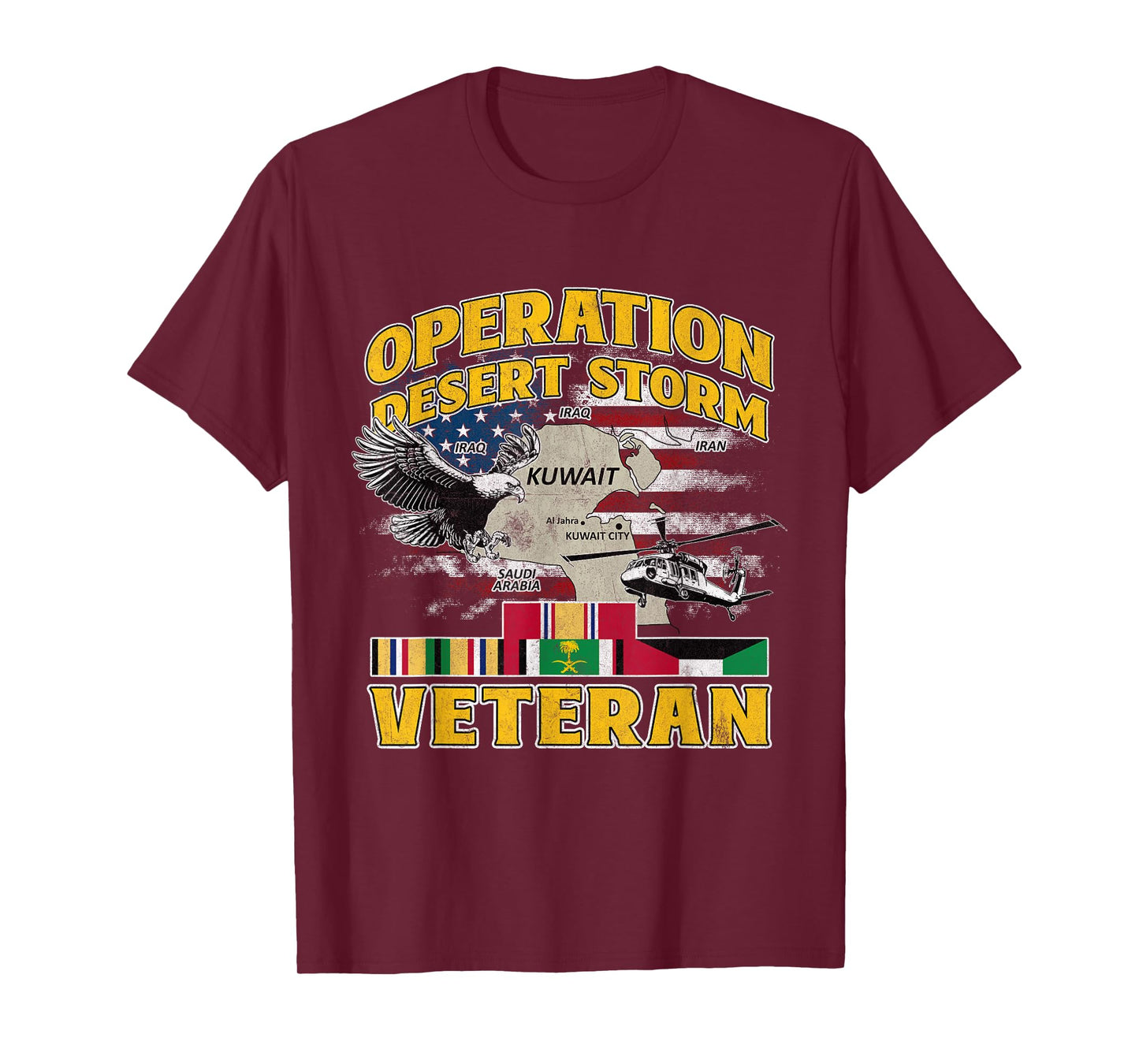 ODS Veteran Operation Desert Storm Ribbon Vintage Iraq T-Shirt