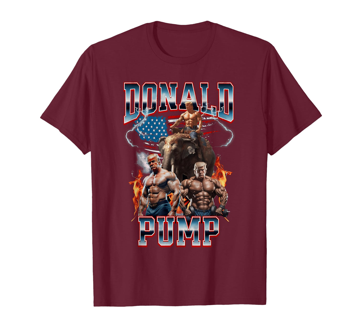 Donald Pump Vintage Gym Trump Meme T-Shirt