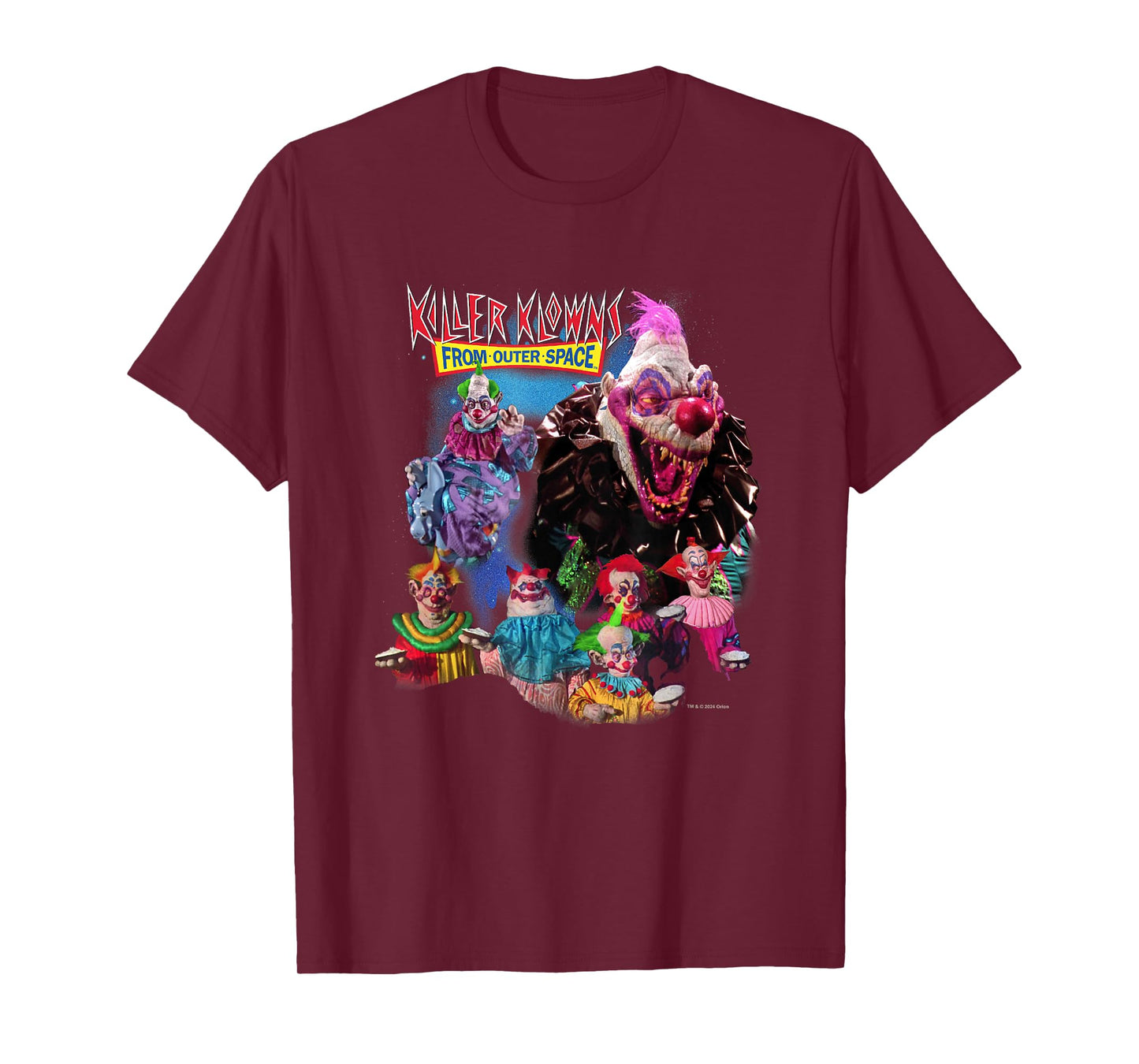 Killer Klowns from Outer Space Vintage Group Shot T-Shirt