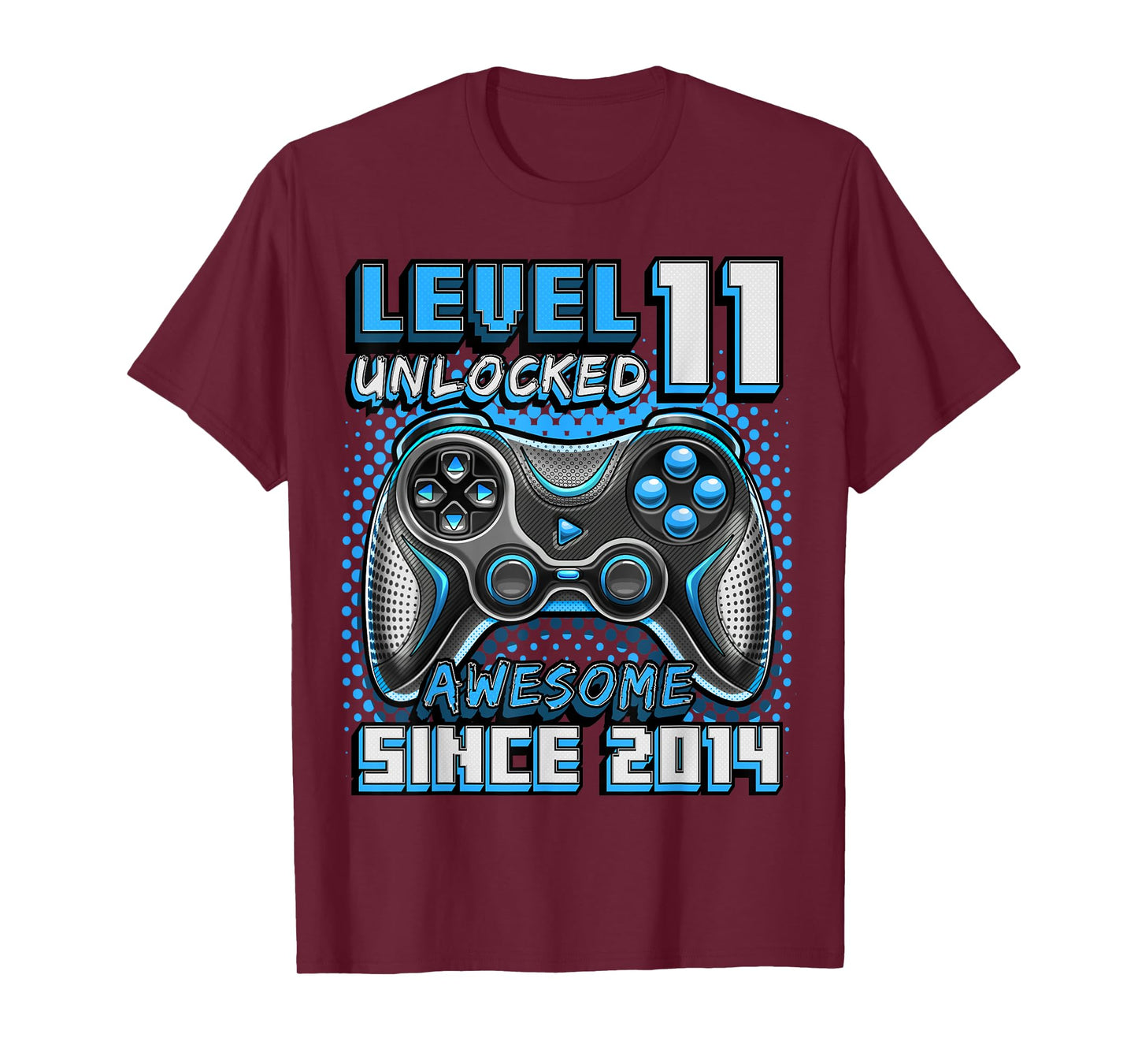 11th Birthday Boy Level 11 Gamer 11 Year Video Game Party T-Shirt