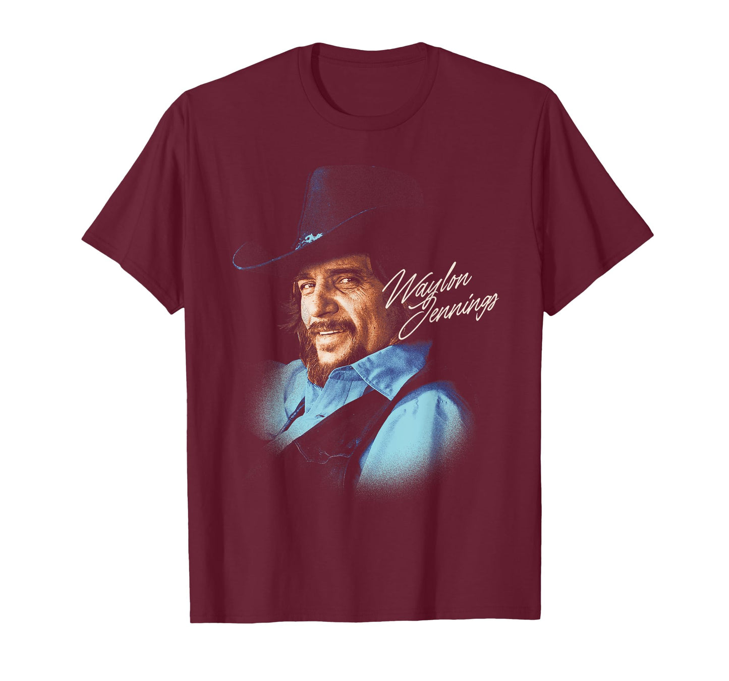 Waylon Jennings - Portrait T-Shirt