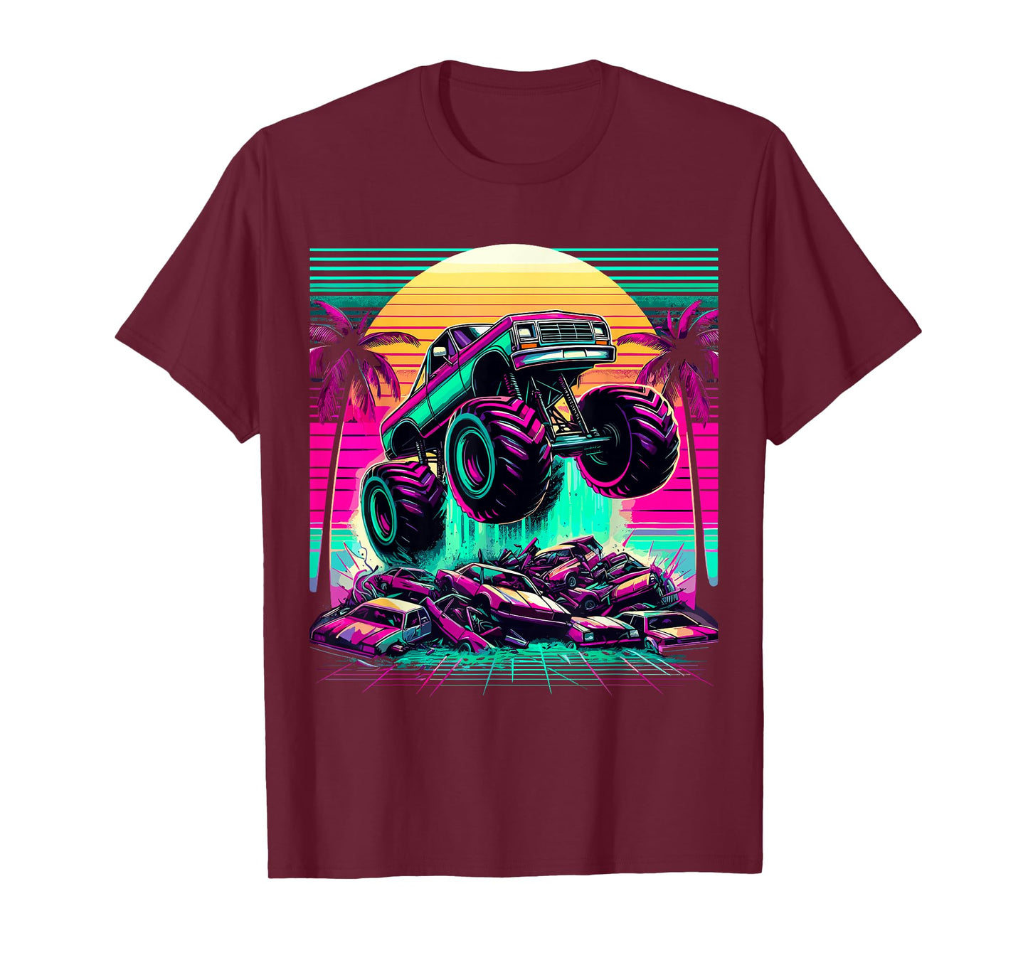Monster Truck Retro T-Shirt
