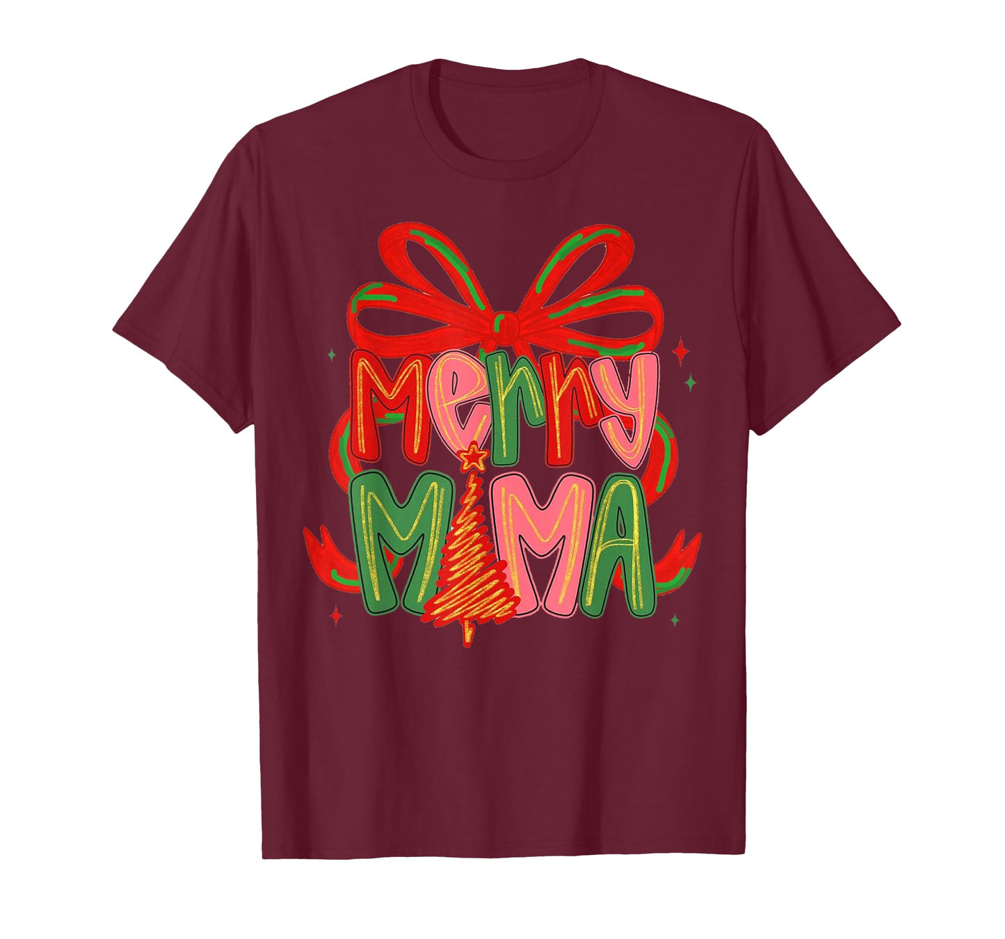 Christmas Mama Coquette Retro Graphic 90s Vintage T-Shirt