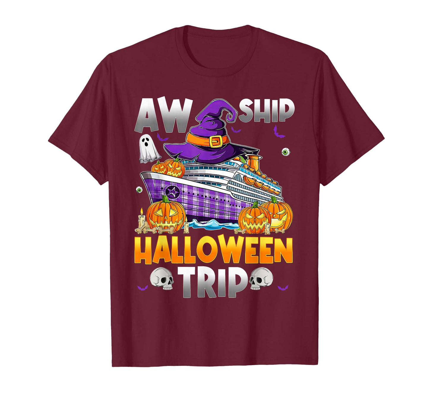 Halloween Trip Family Cruising Crew Matching Cruise Squad T-Shirt