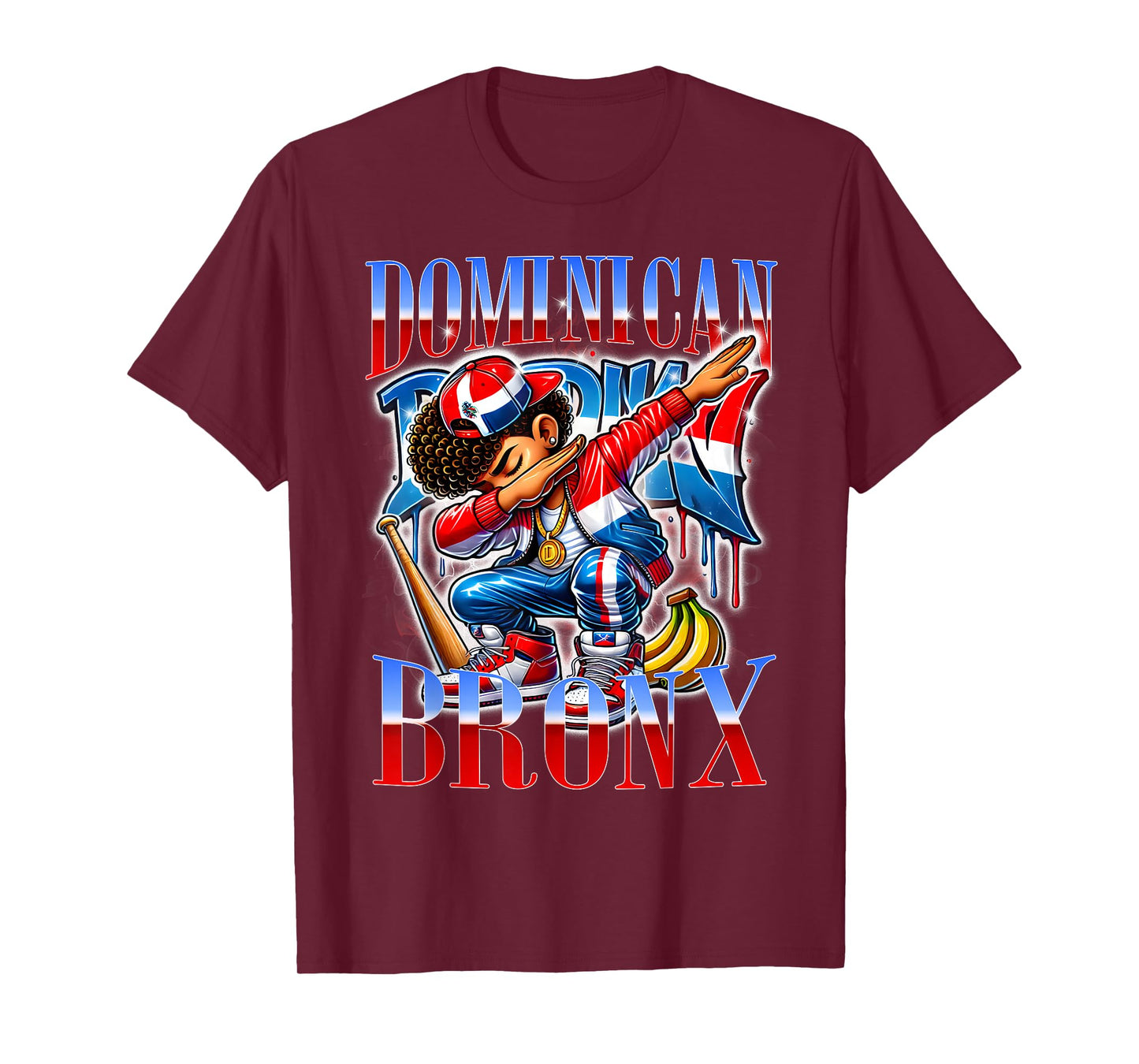 Dominican Bronx Dab Urban Streetwear Pride Design T-Shirt