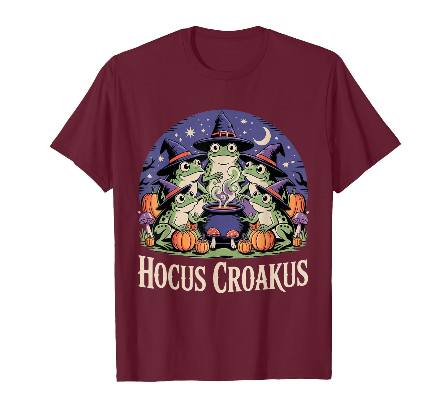 Hocus Croakus Frog Coven Funny Witch Halloween Spooky Season T-Shirt