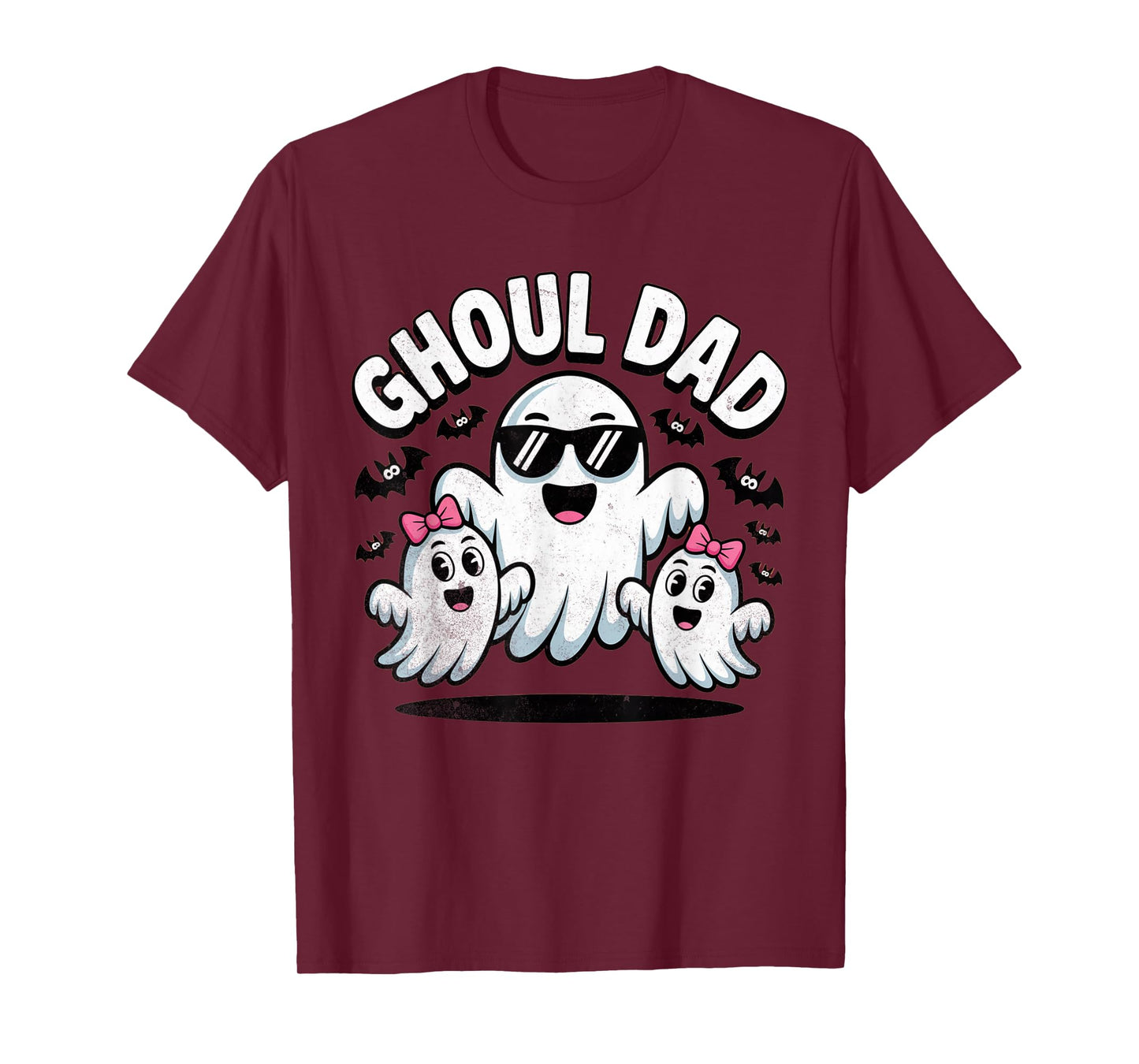 Ghoul Dad Vintage Daddy Ghost Funny Halloween T-Shirt