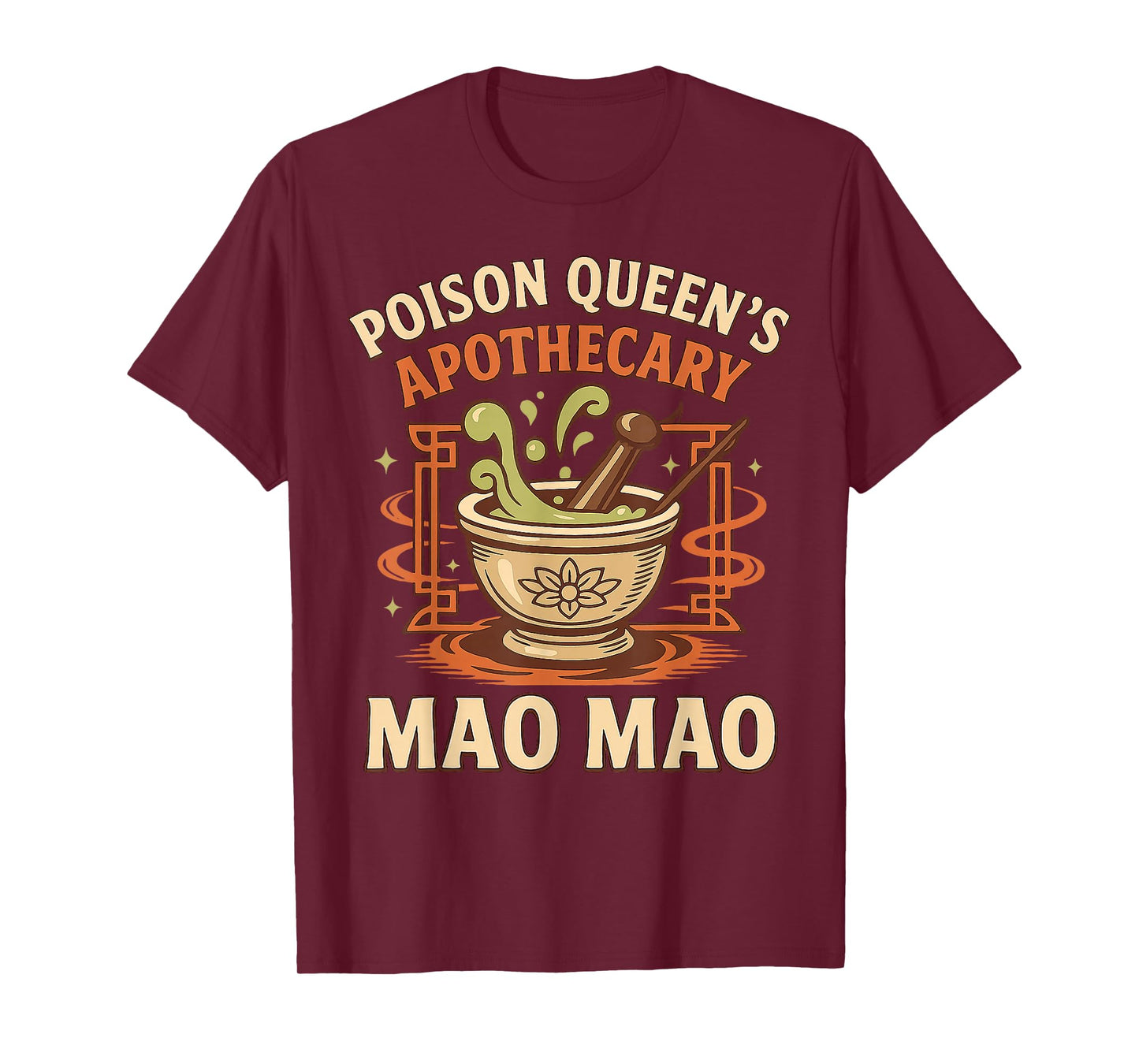 Poison Queen's Apothecary Mao Mao + Witches + Halloween T-Shirt