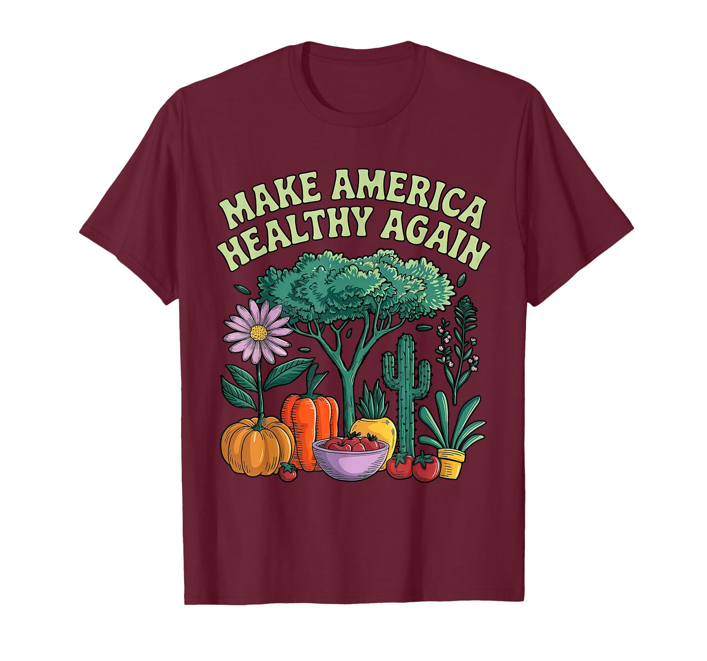 Make America Healthy Again MAHA Funny Men Women T-Shirt