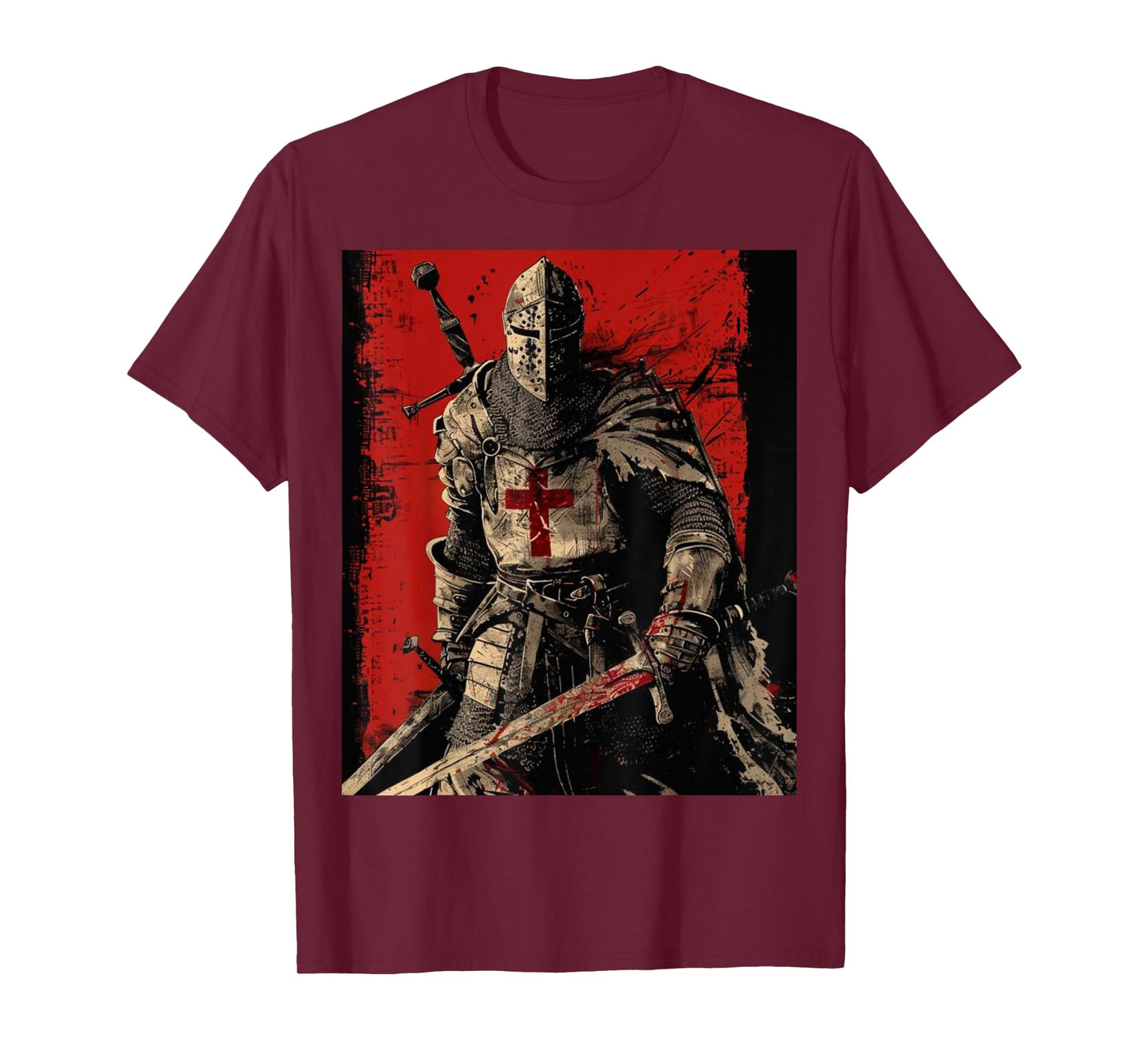 Knight Christian Templar Warrior Of God Crusader Gift T-Shirt