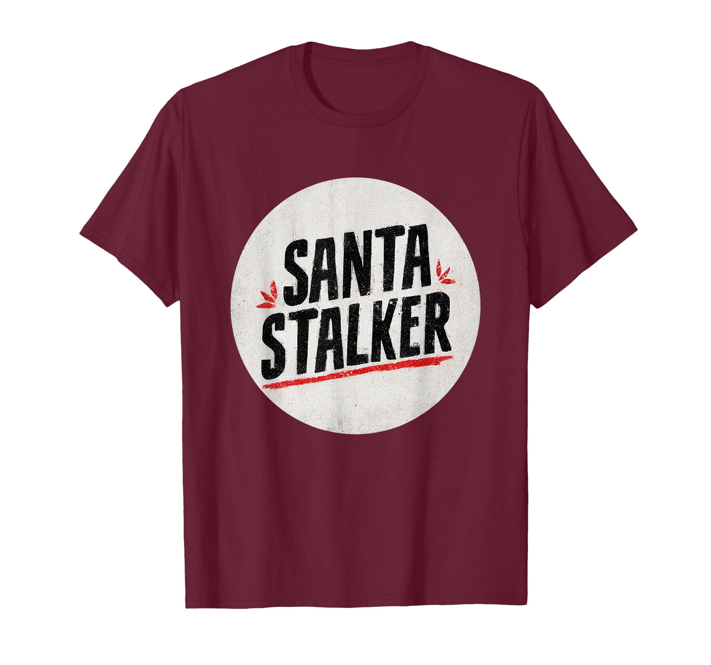 Funny Santa Stalker Costume for Festive Boys and Girls T-Shirt