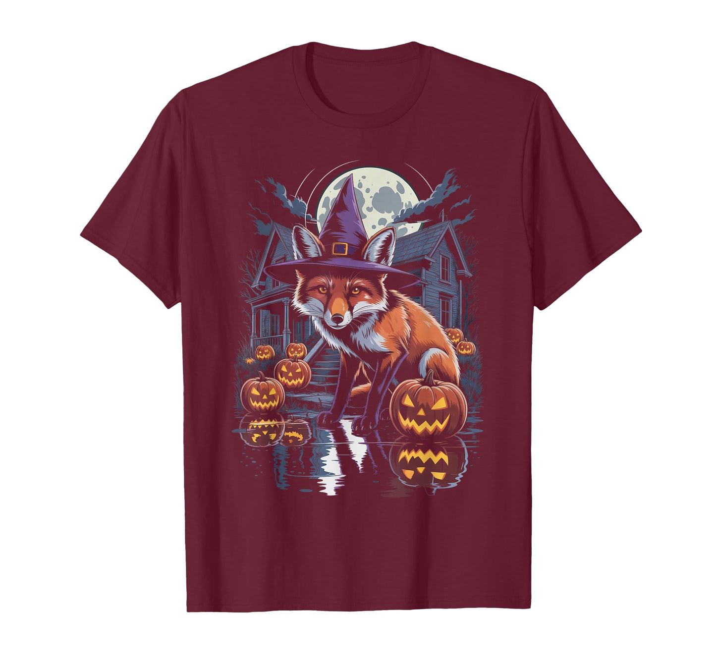 Fox Pumpkin Halloween T-Shirt