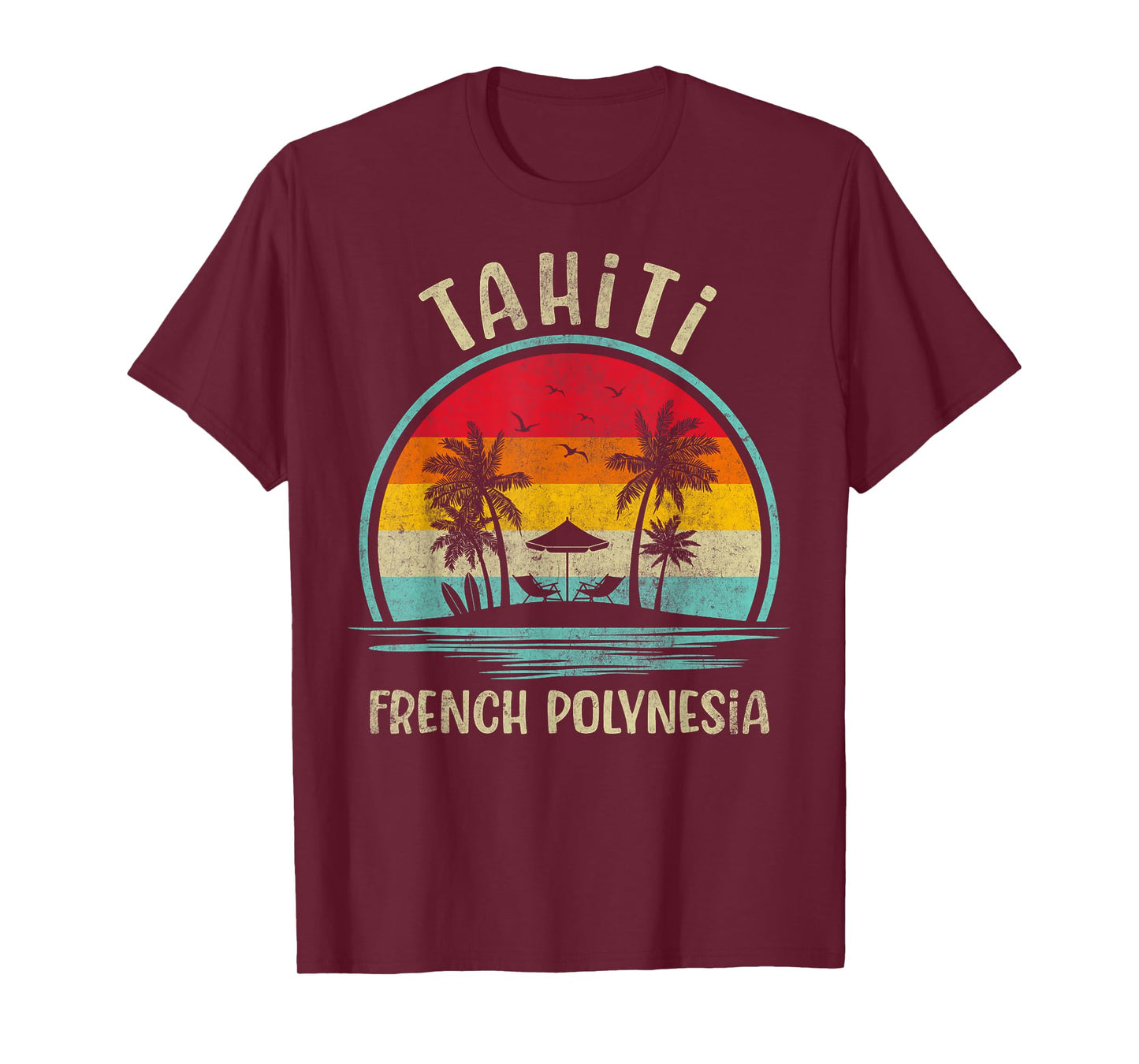 Tahiti Beach French Polynesia Family Summer Vacation T-Shirt