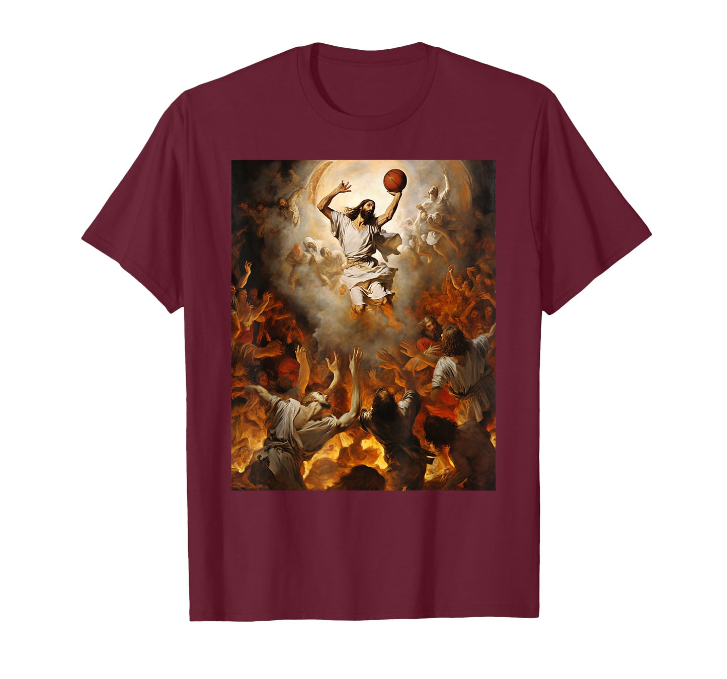 Jesus Playing Basketball T-Shirt
