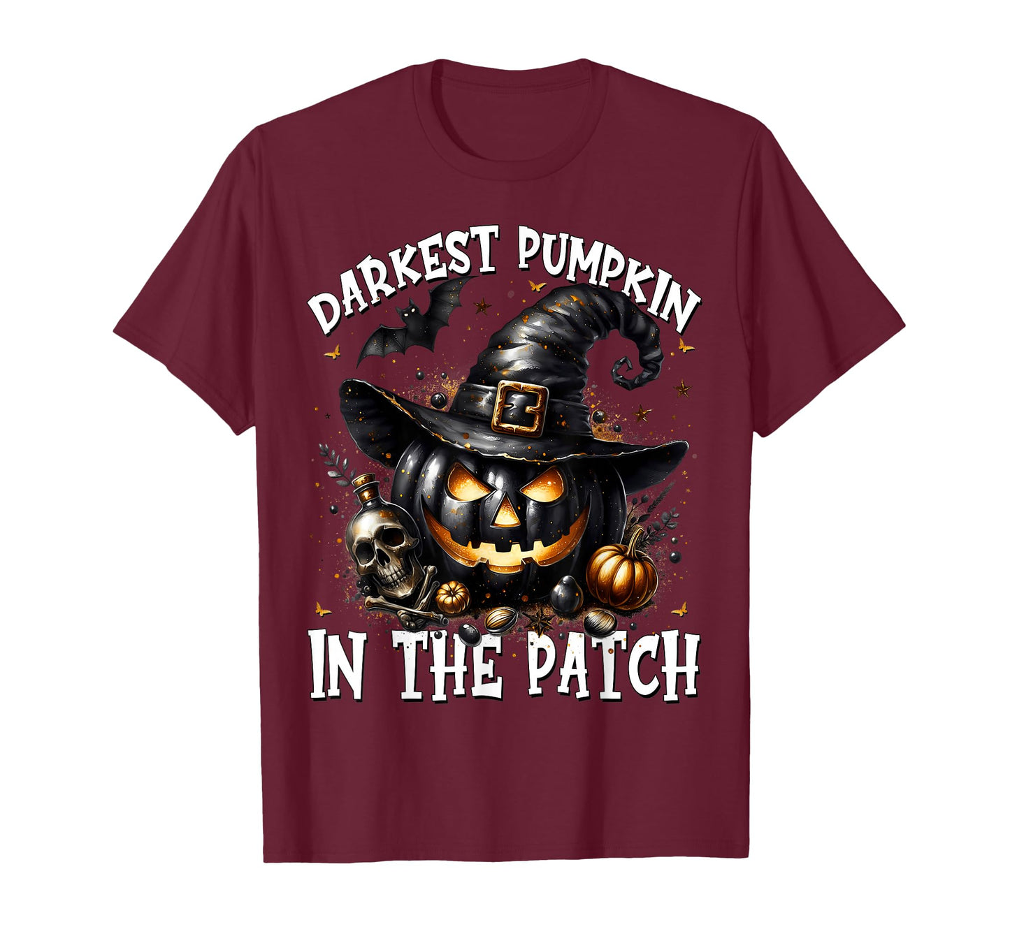 Funny Saying for Halloween Gothic Witch Mom Creepy Pumpkin T-Shirt