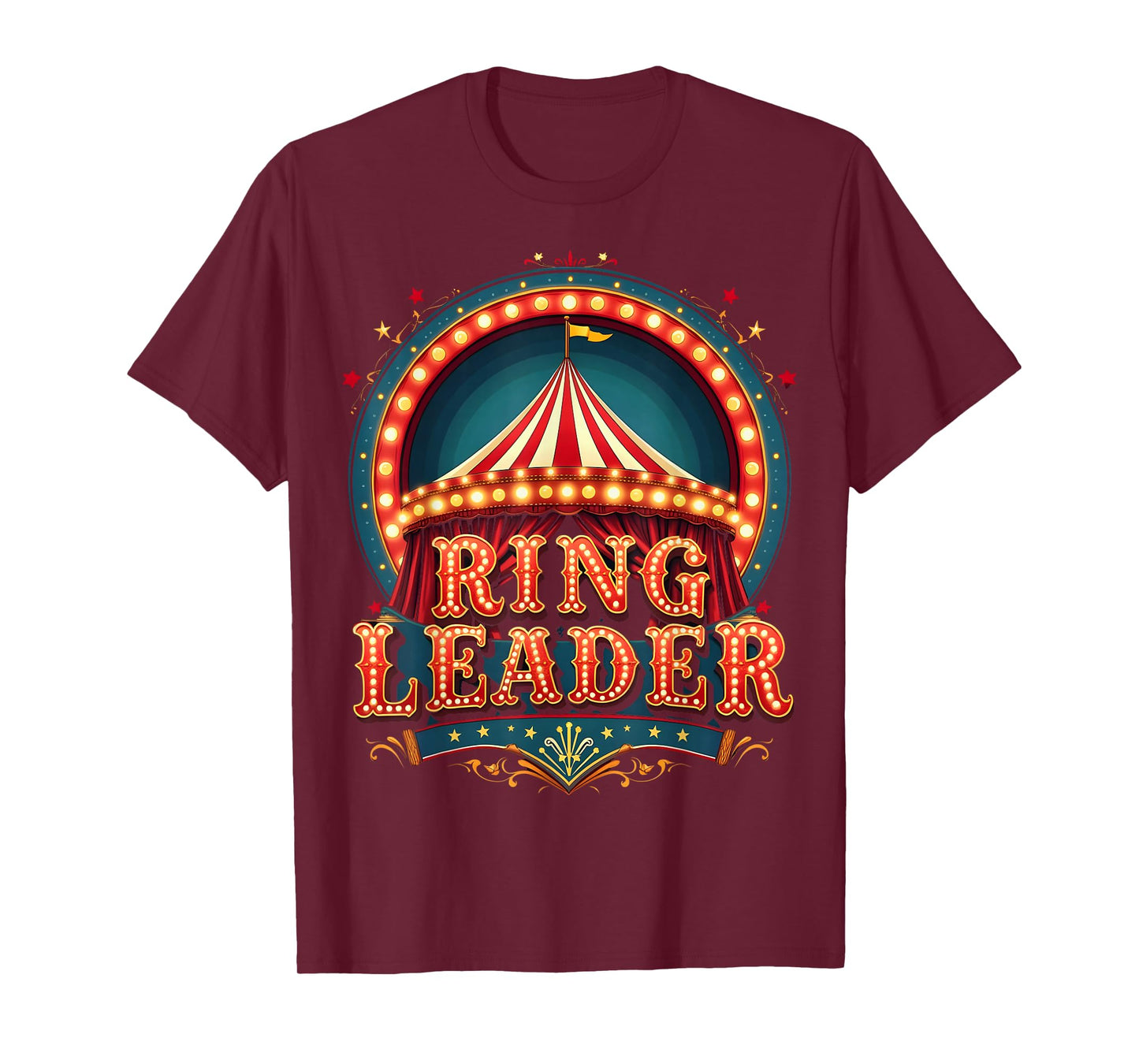 Ring Leader Bold Vintage Circus Tent T-Shirt
