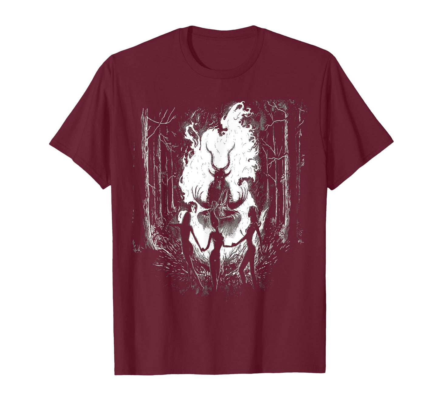 Witches Dancing With Baphomet Occult Witch Gothic Sabbath T-Shirt