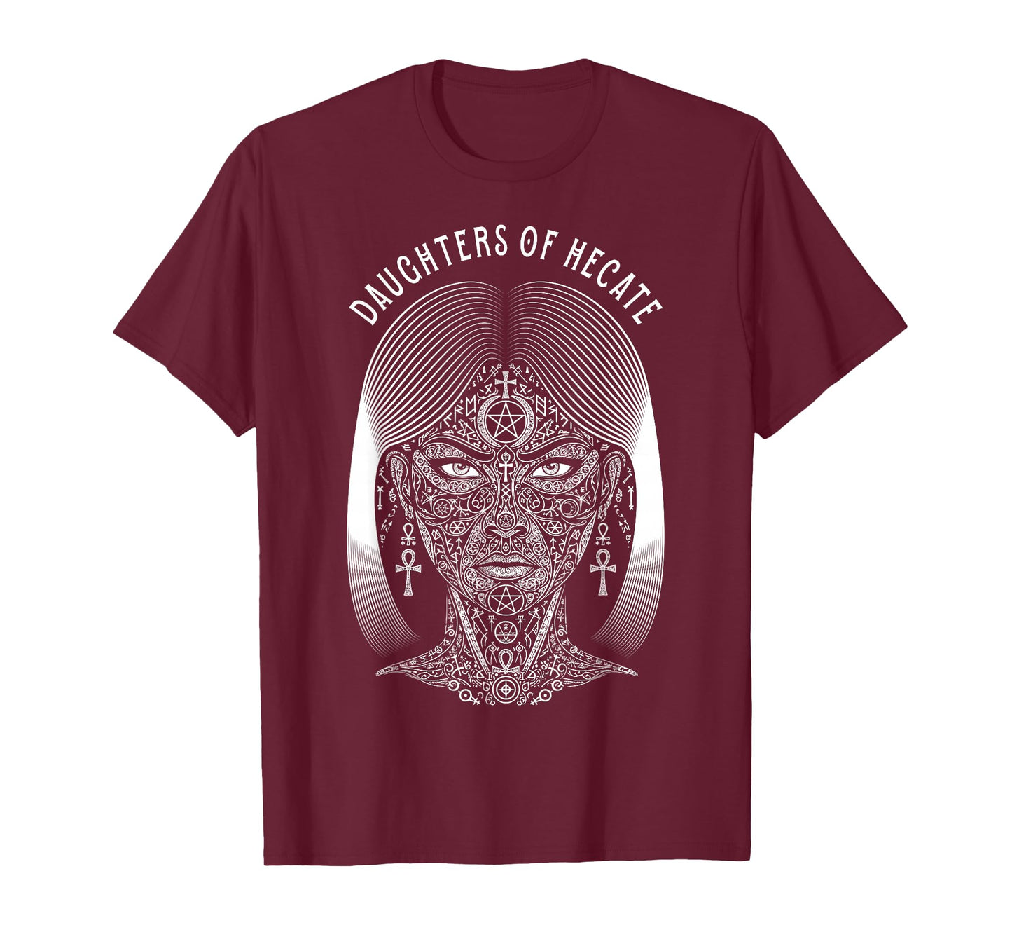 Boho Witch Daughters of Hecate Halloween Occult Symbols T-Shirt