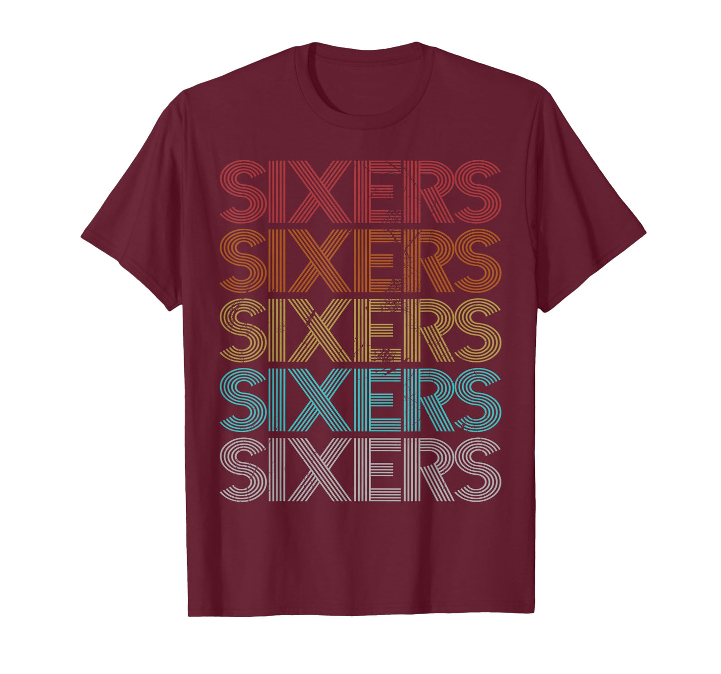 Retro Vintage Sixers T-Shirt