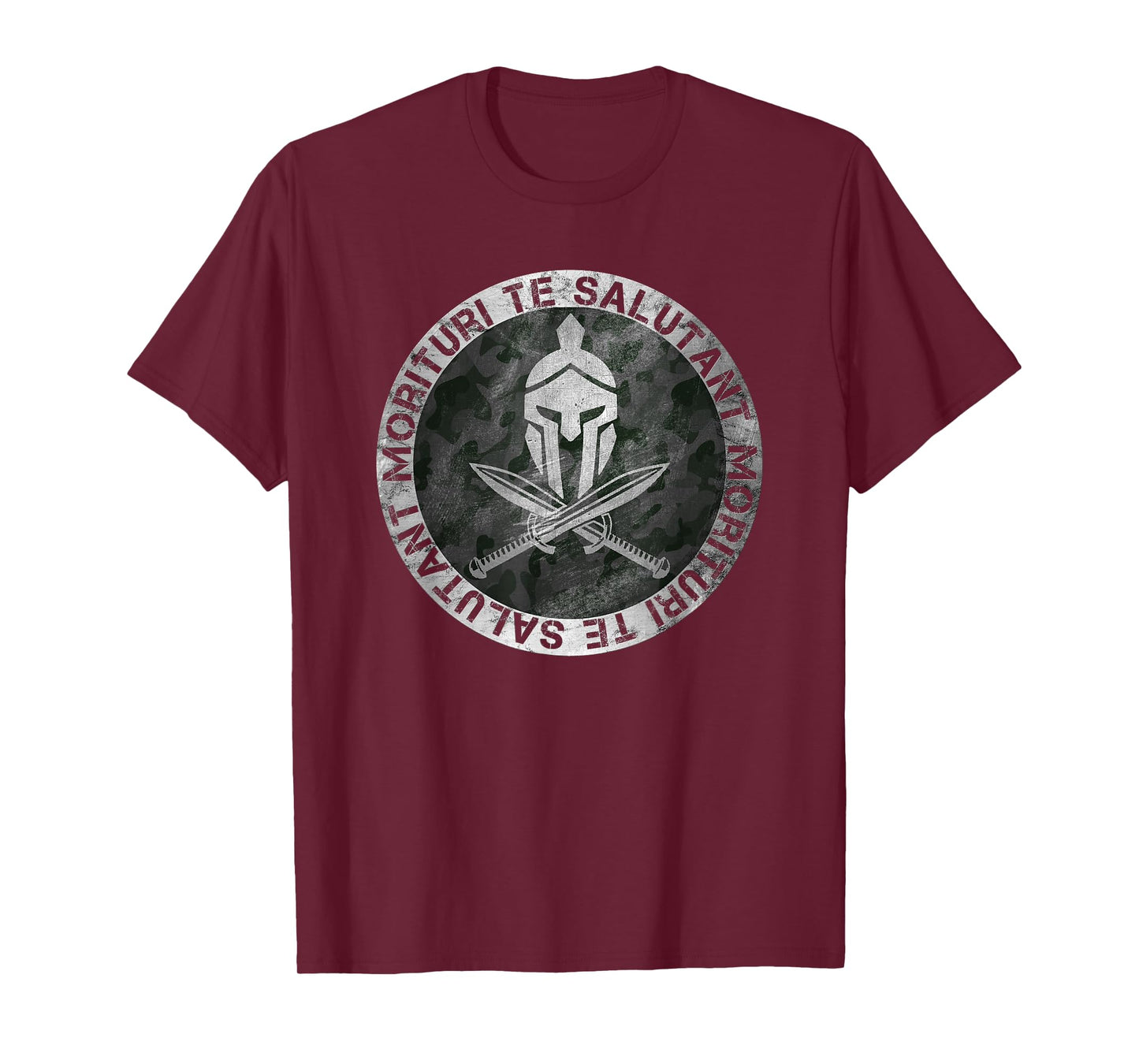 Vintage Roman Gladiator Helmet Warrior Arena Gym Gift T-Shirt