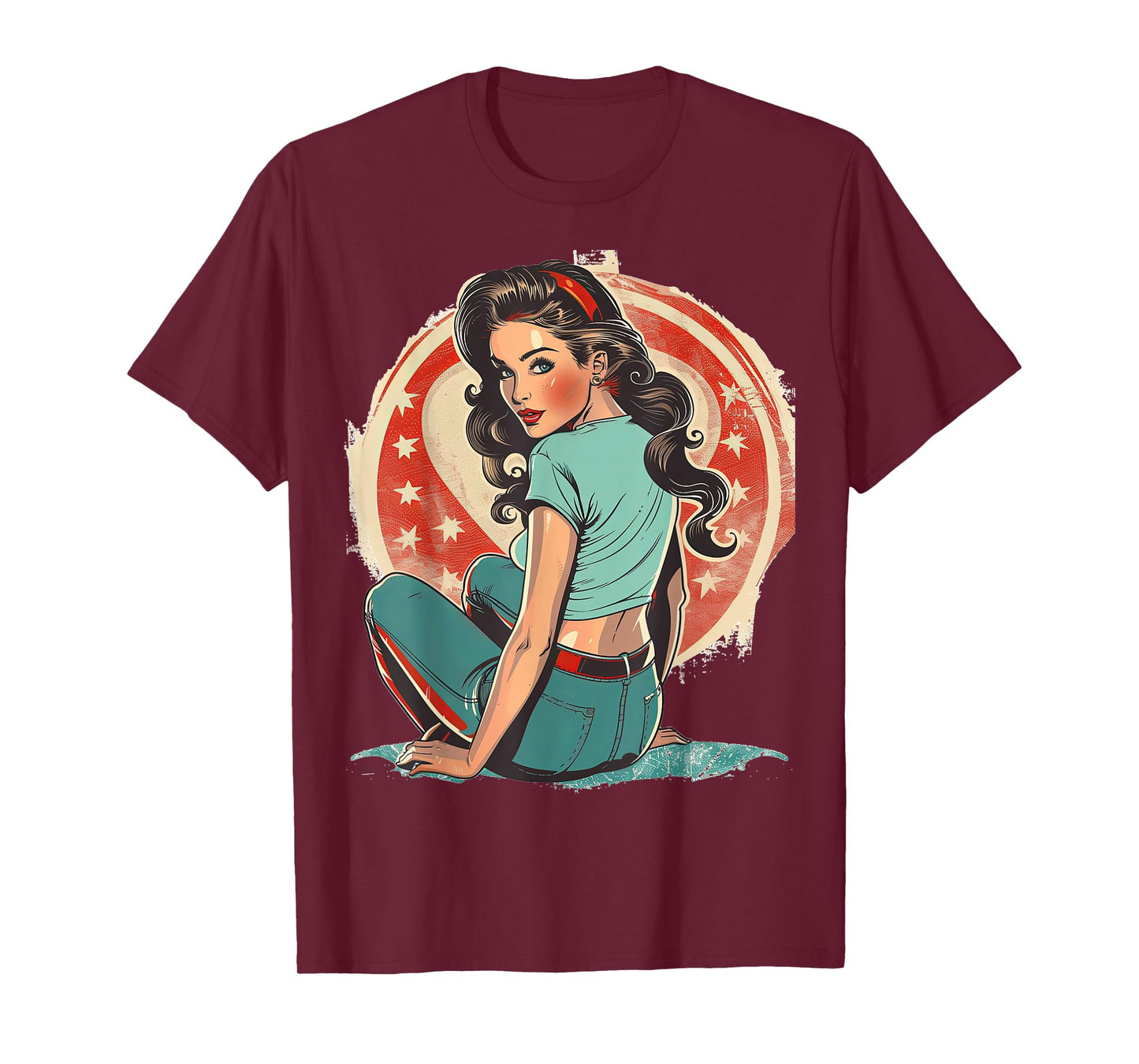 Pinup Girl Pin Up Vintage Retro girls T-Shirt
